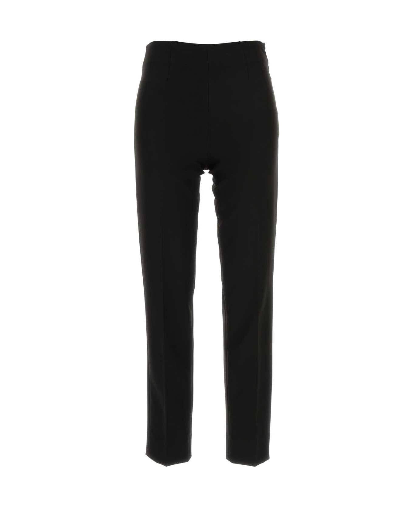 PT Torino Black Stretch Polyester Gioia Pant - NERO