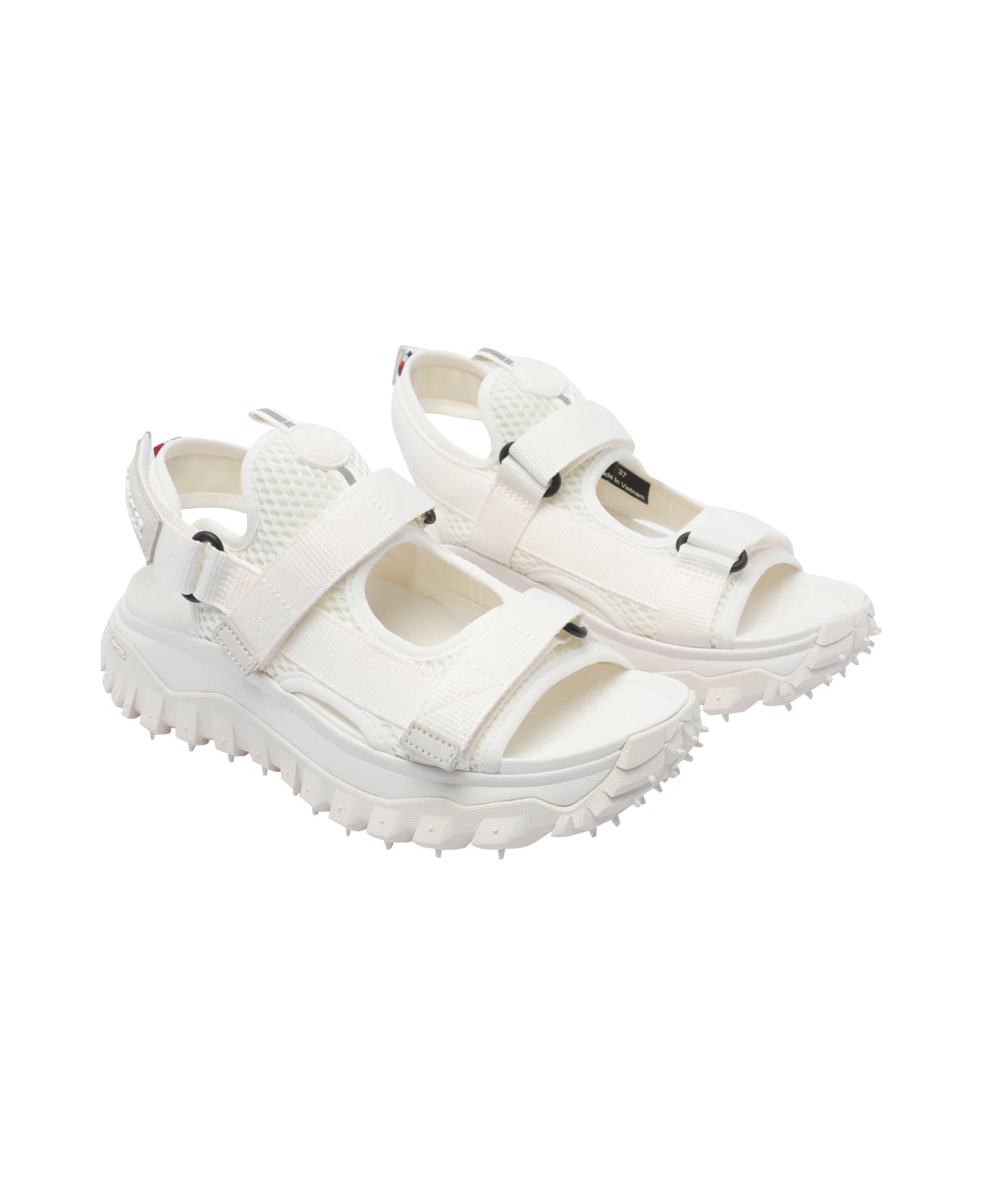 Moncler Trailgrip Vela Sandals - White