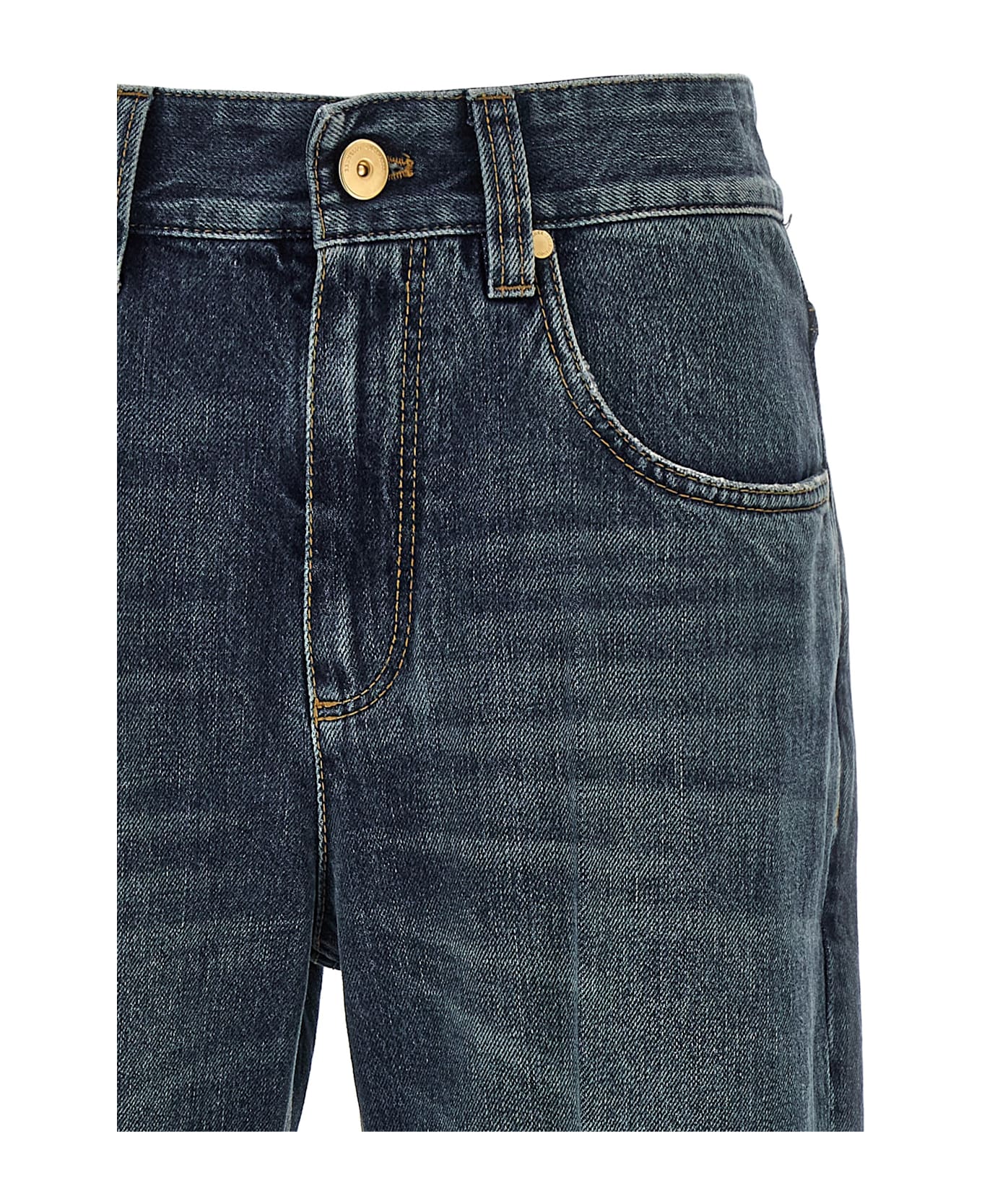 Brunello Cucinelli 
contemporary Square
 Jeans - Blue