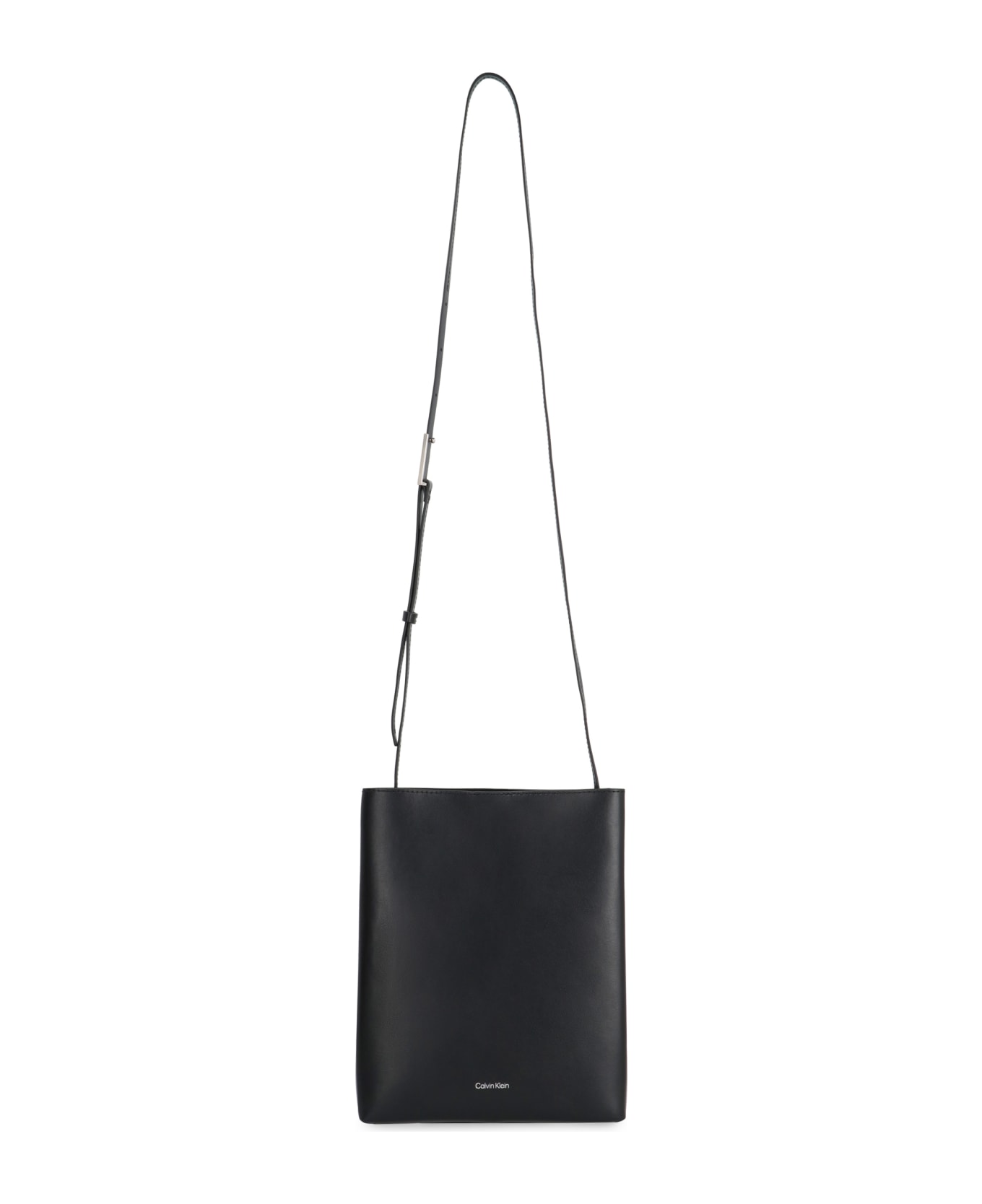 Calvin Klein Leather Crossbody Bag - black
