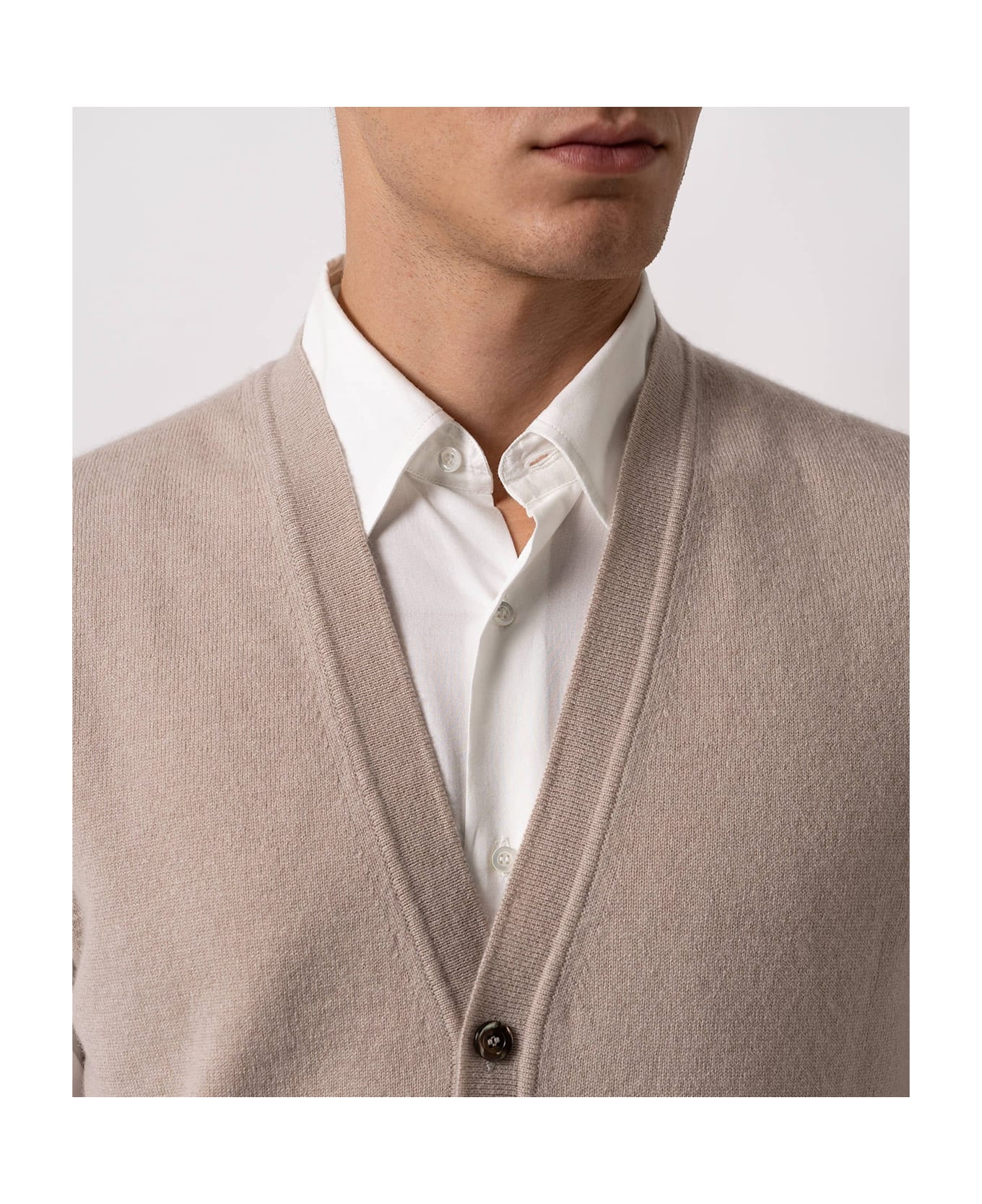 Larusmiani Gilet Solden Sweater - Beige