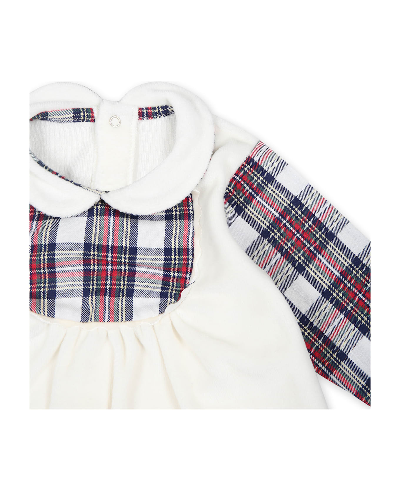 La stupenderia Ivory Babygrow For Baby Girl - Ivory