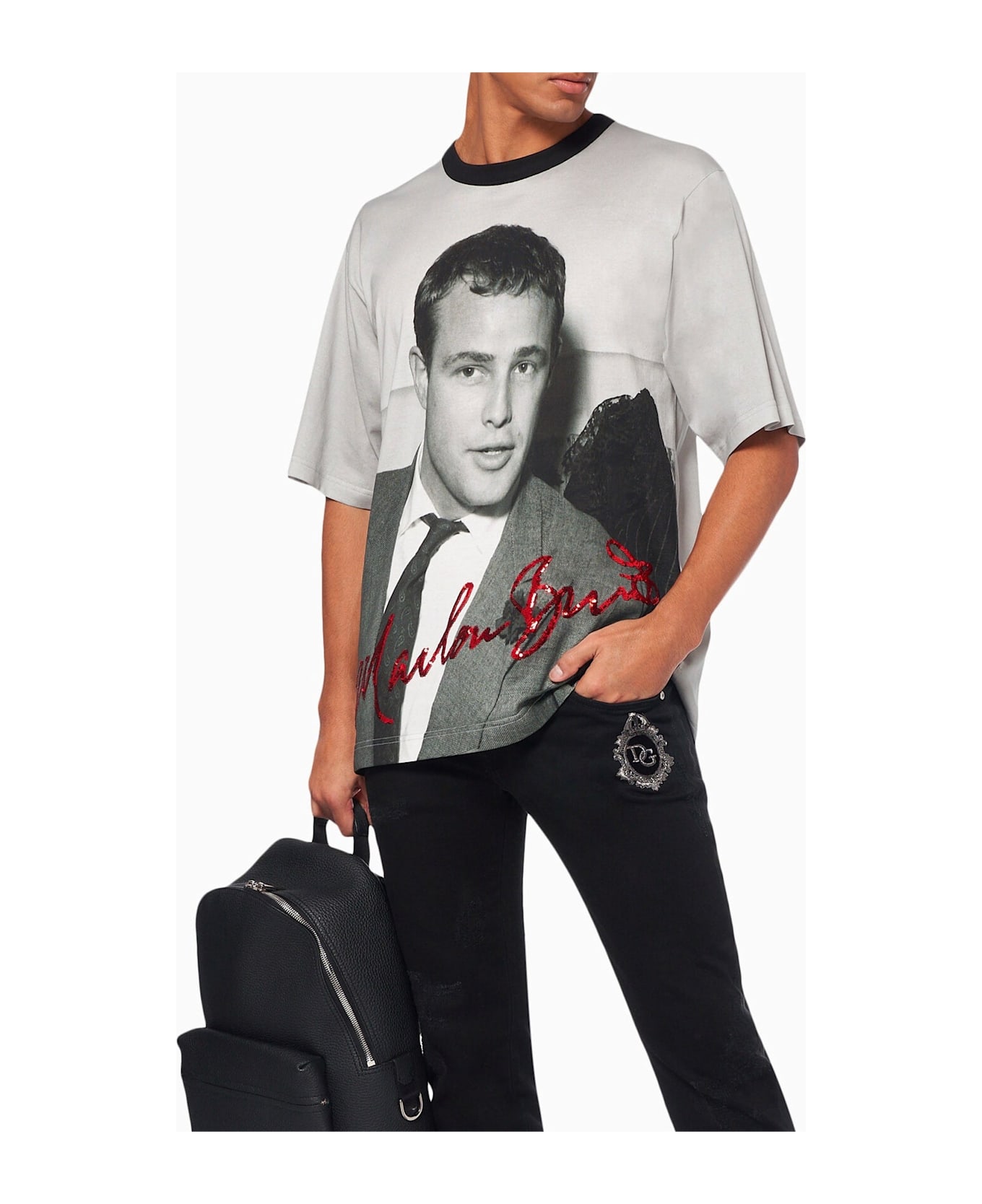 Dolce 
Gabbana Marlon Brando T-shirt - Black