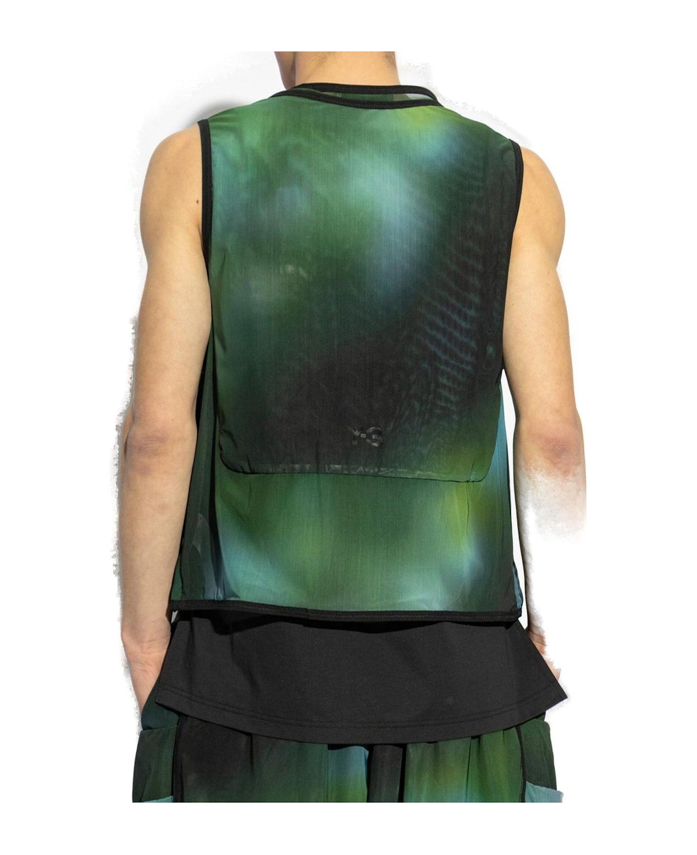 Y-3 All-over Printed Mesh Vest - MULTCO