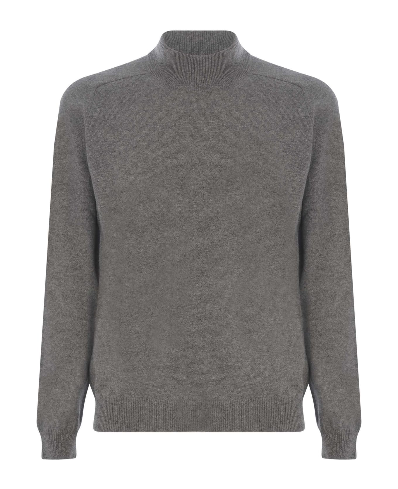 Jeordie's Sweater Jeodie's Made Of Extra Fine Wool - Grigio