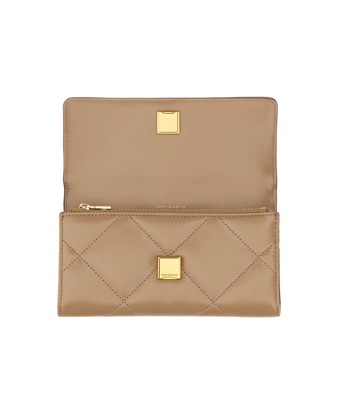 Tory Burch 
kira Diamond
 Wallet - TAUPE OAK