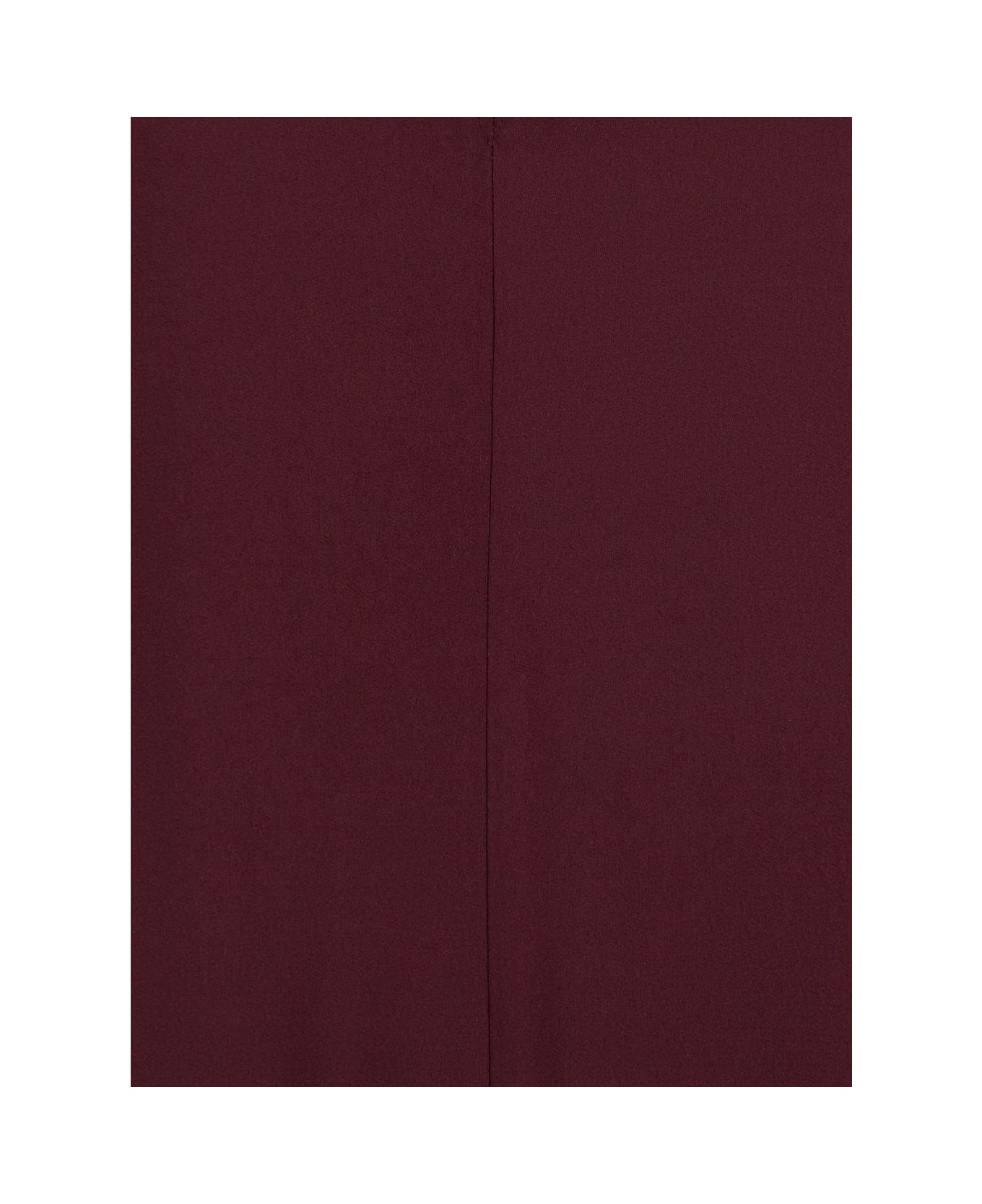 Stella McCartney Bordeaux Midi Dress With Cape Sleeves And Cut-out On The Front In Tech Fabric Woman - Bordeaux