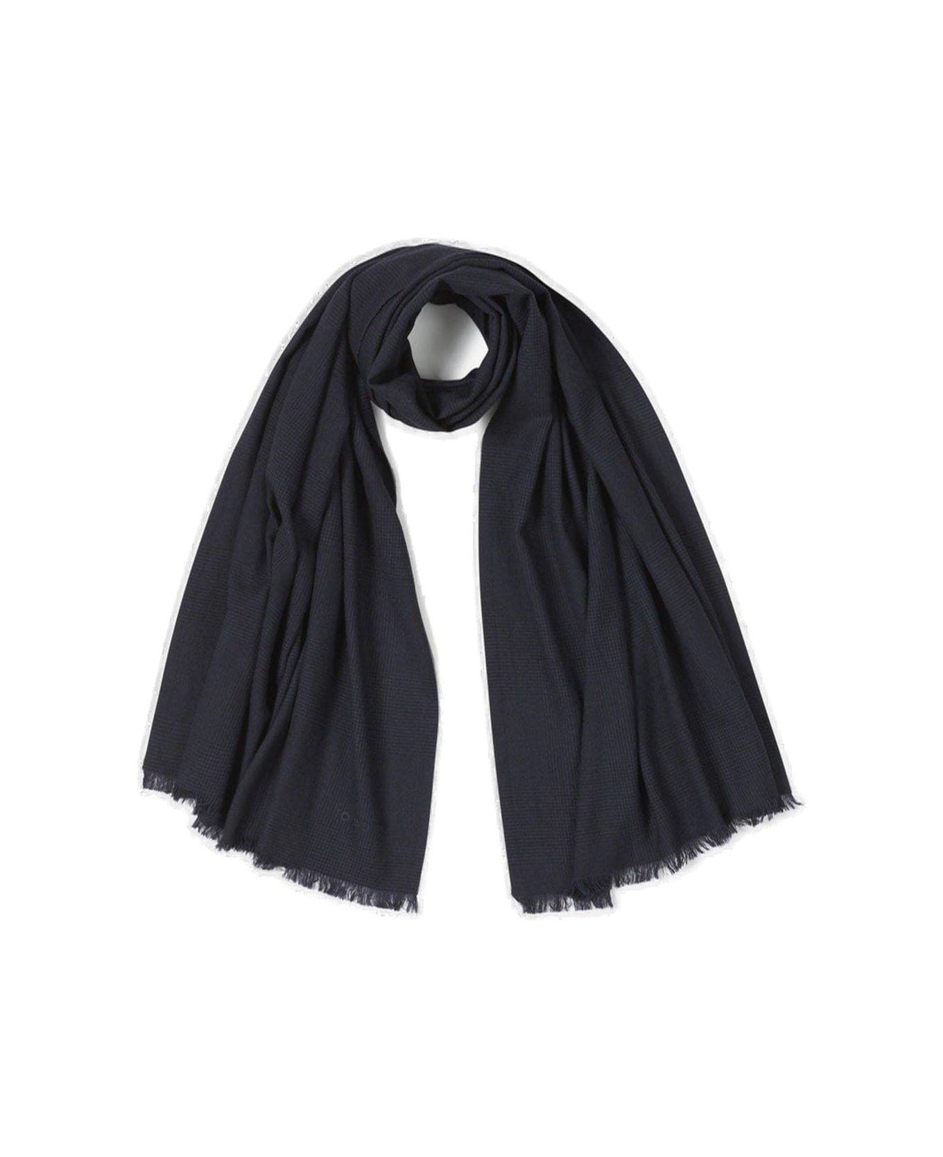 Tom Ford Prince Of Wales Scarf - Black