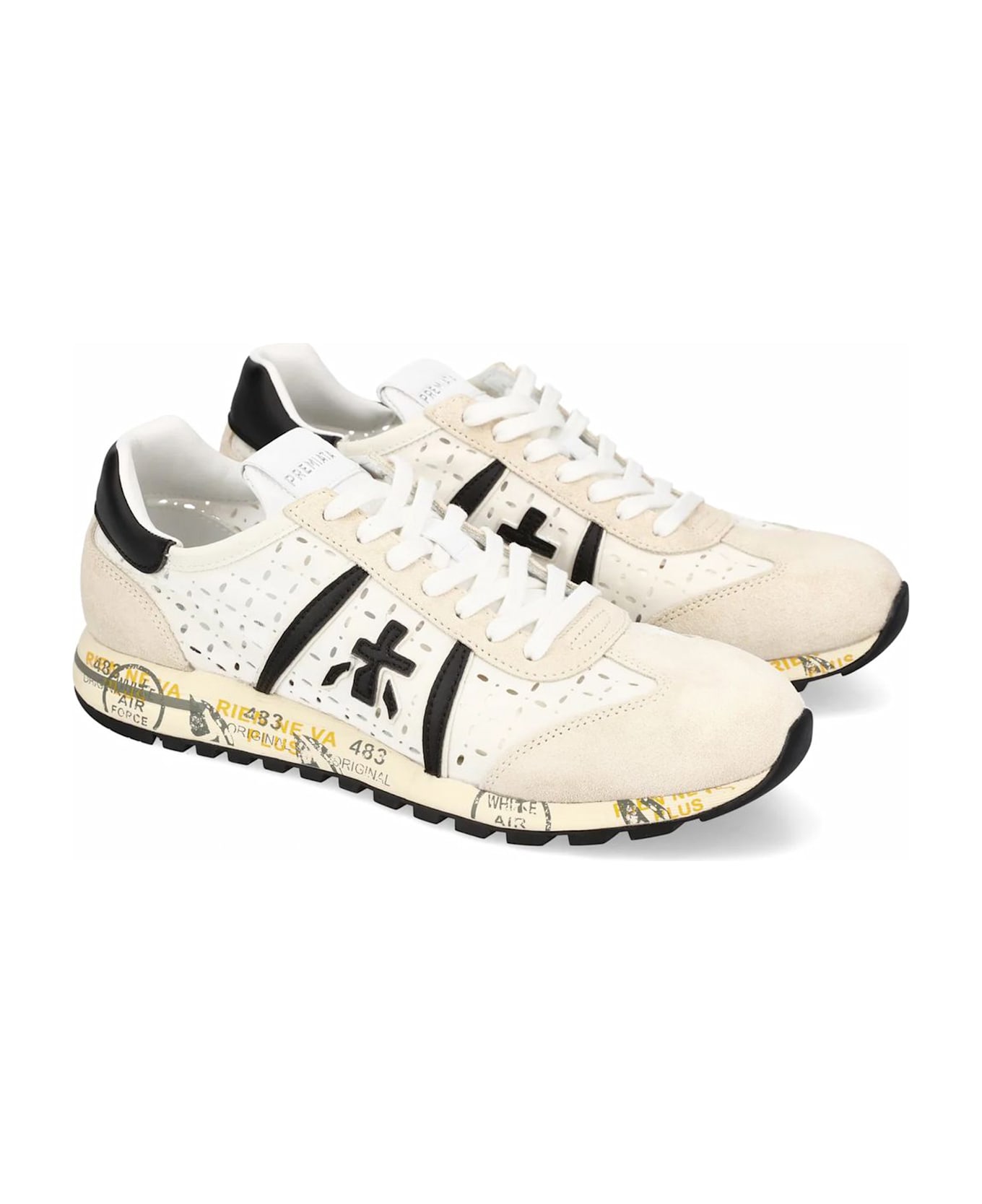 Premiata White Lucy Sneakers - White