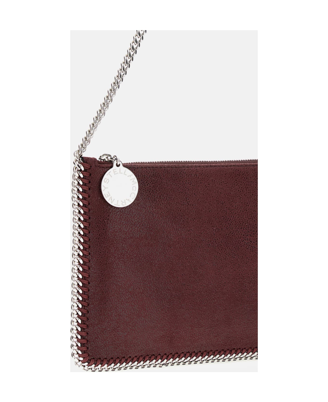 クラッチバッグ Stella McCartney 'Falabella' clutch (7P0076WP0587 1113) Stella McCartney Black Faux Leather Falabella Clutch Bag