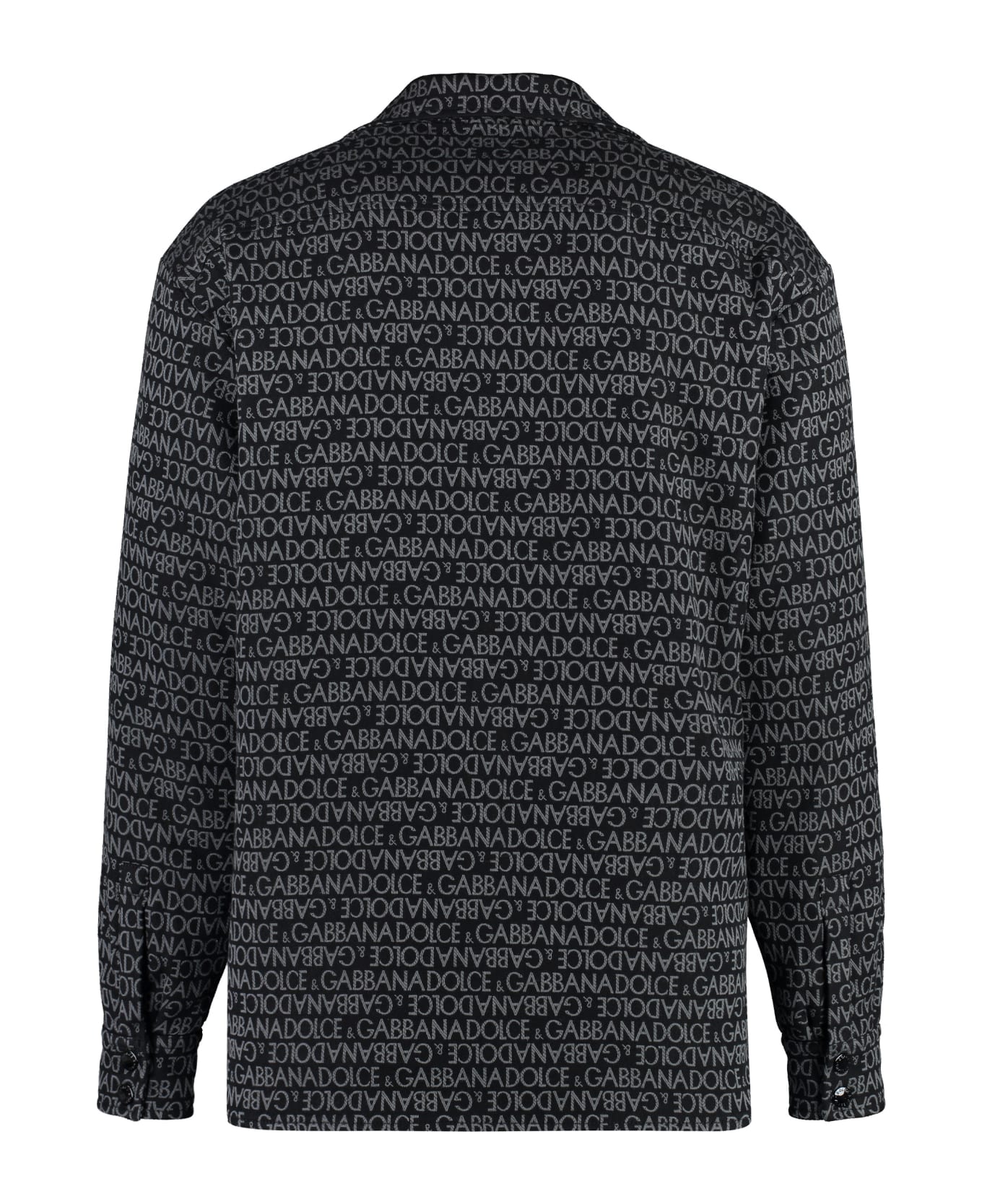 Dolce & Gabbana Cotton Overshirt - black