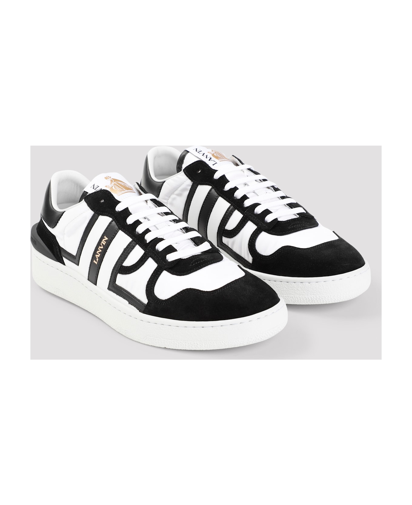 Lanvin Clay Sneakers - Optic White Black