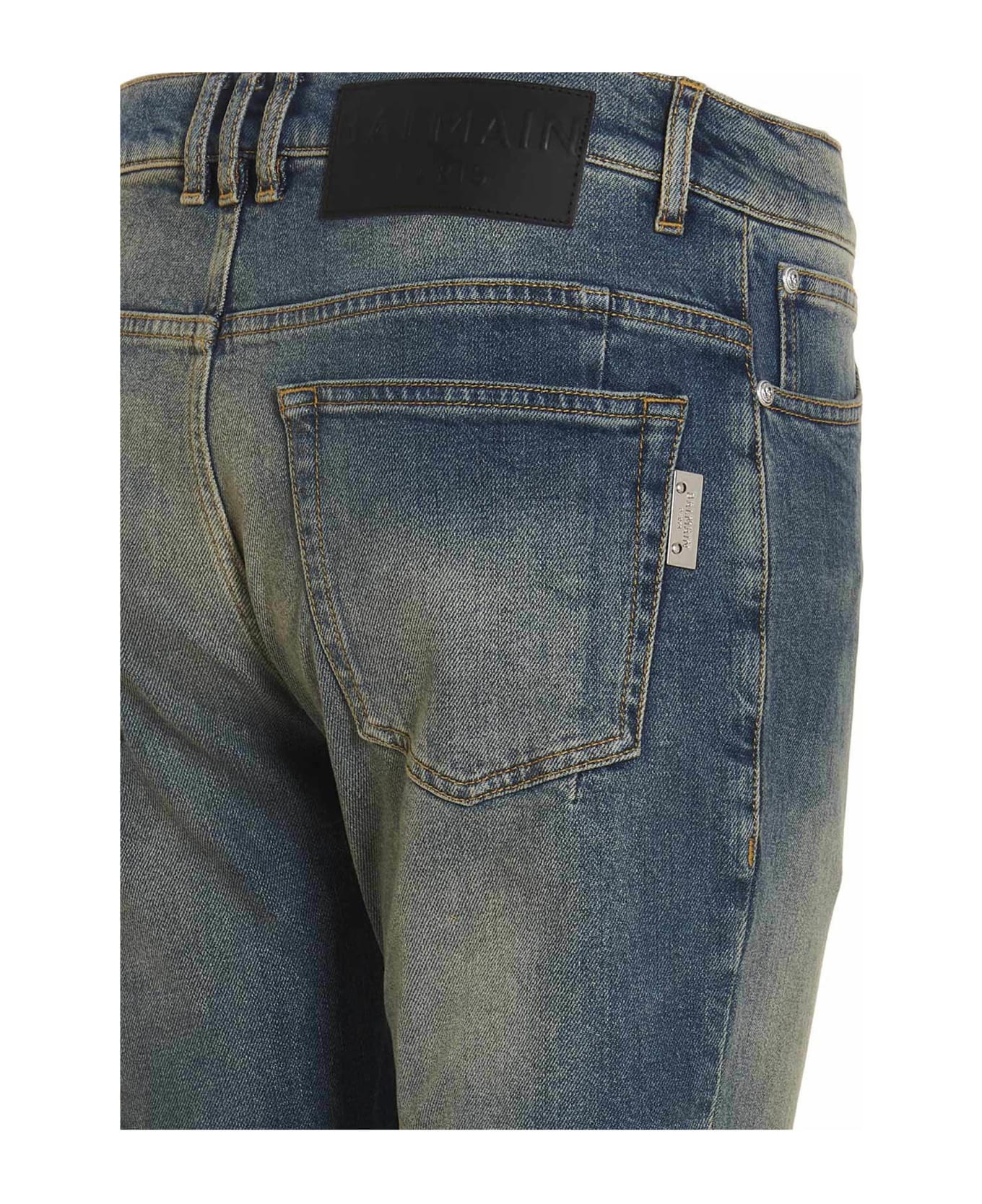 Balmain 'stonewash' Jeans - Light Blue