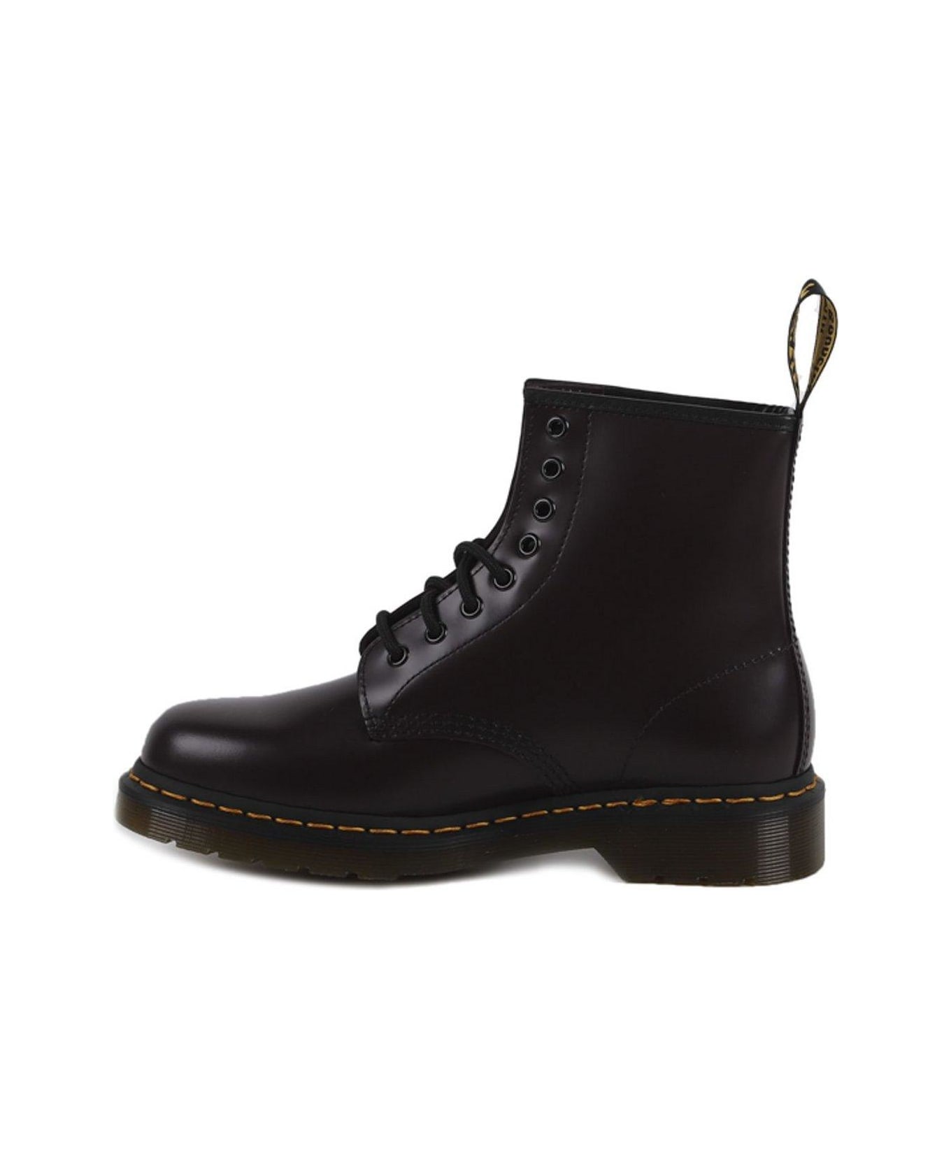 Dr. Martens 1460 Round Toe Lace-up Boots - Burgundy