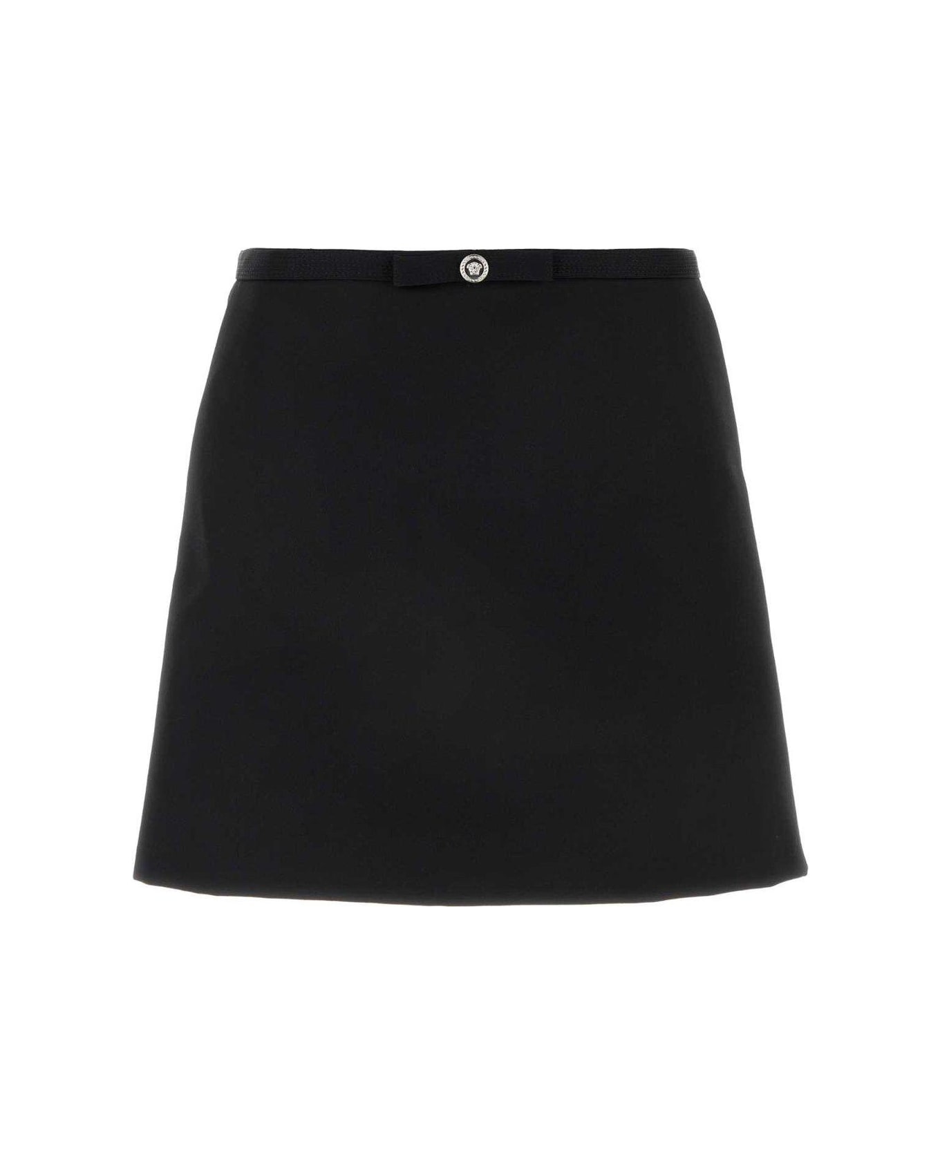 Versace Zip-up Mini Skirt - BBLACK