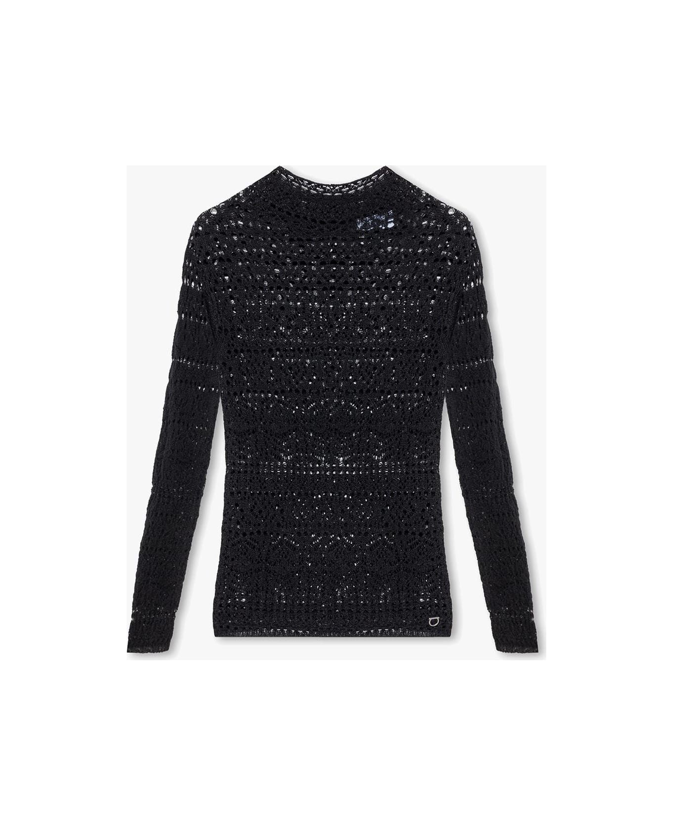 Ferragamo Cashmere Sweater - Nero