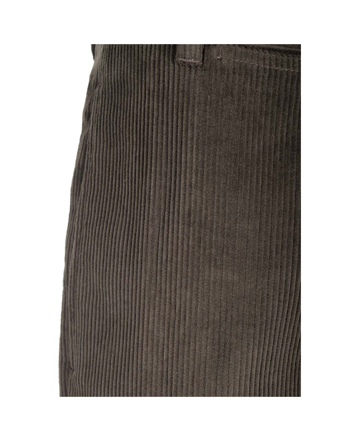 Thom Browne Corduroy Cropped Trousers - BROWN  