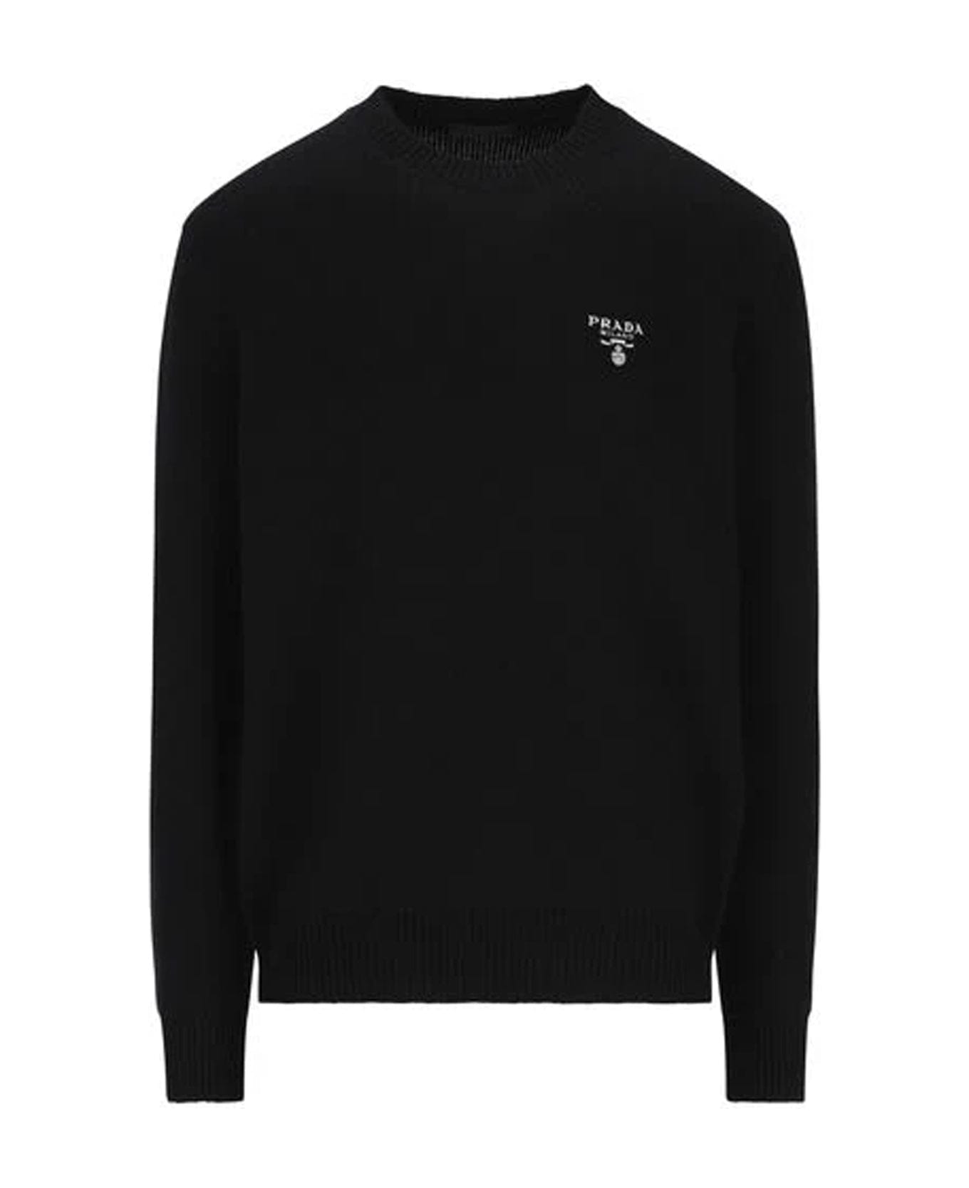 Prada Cashmere Sweater - Black ニットウェア