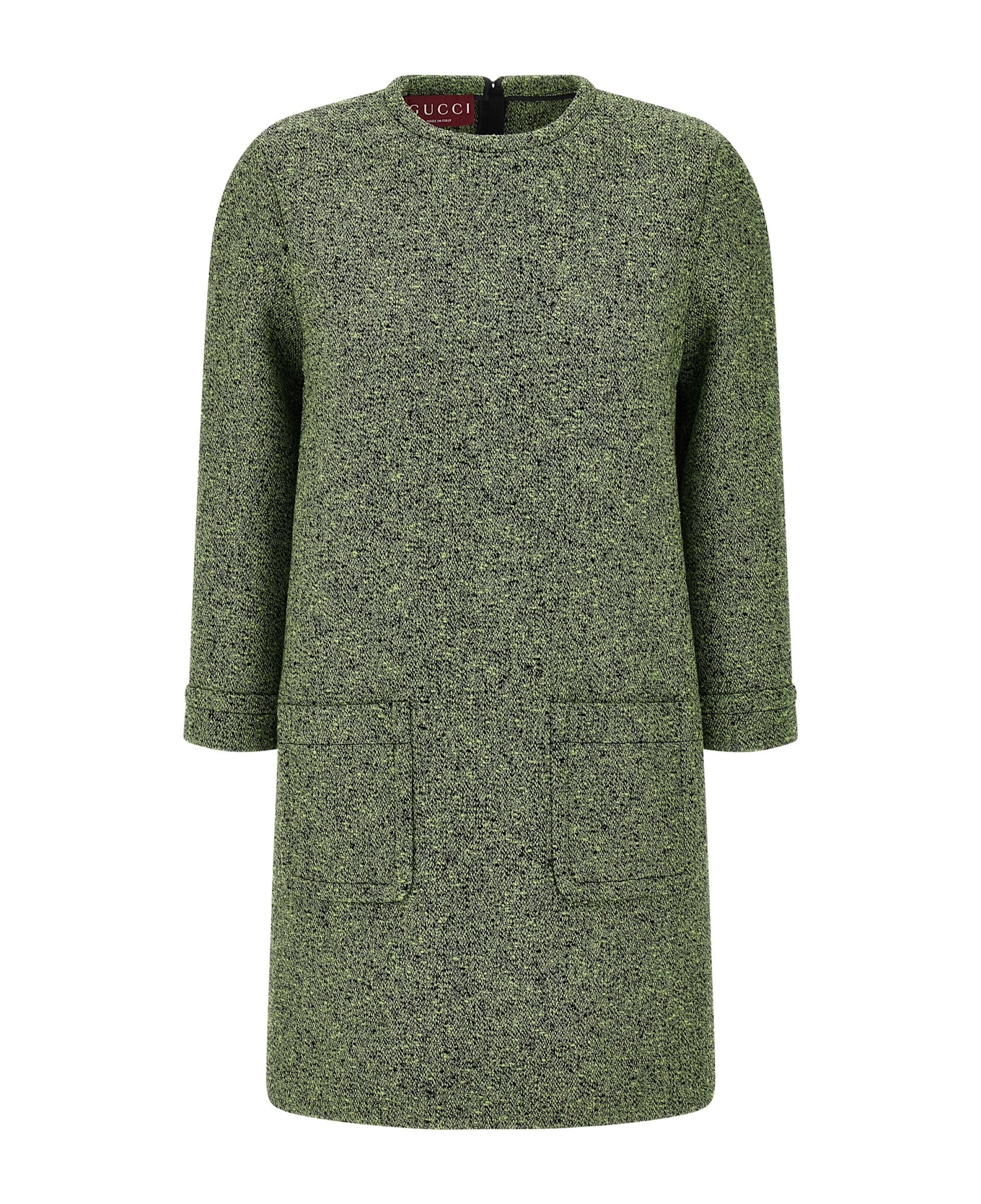 Gucci 'mouliné' Dress - Green