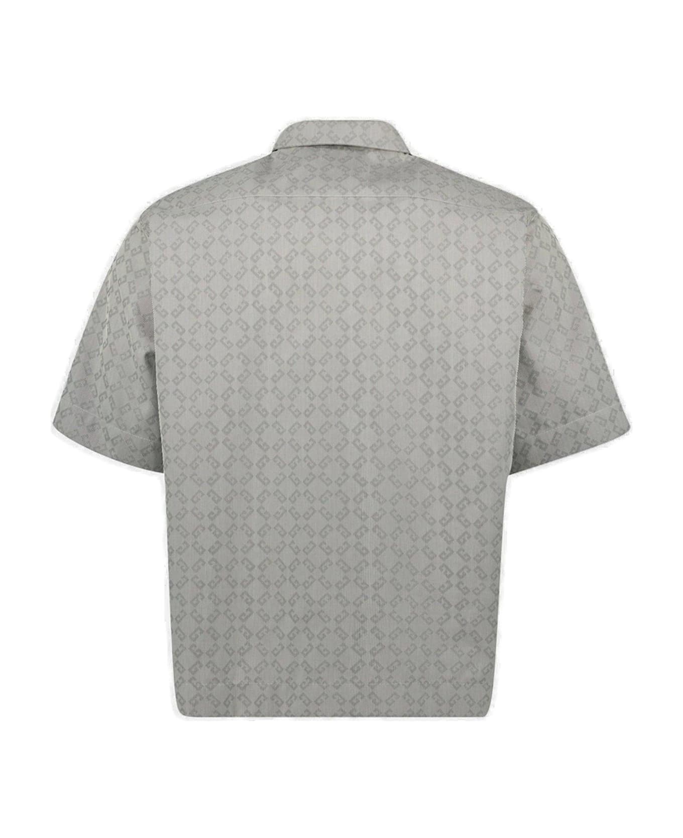 Givenchy Monogram 72 Jacquard Zipped Shirt - Nero