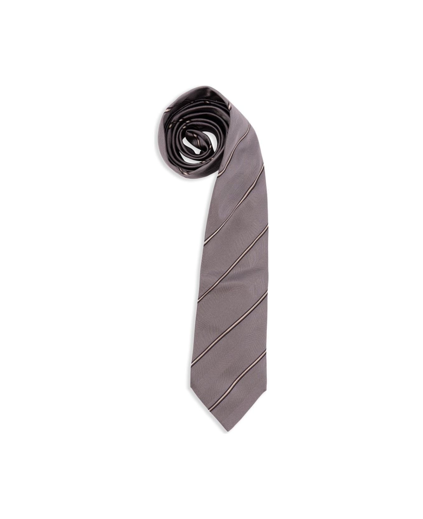 Brunello Cucinelli Silk Tie - Grey
