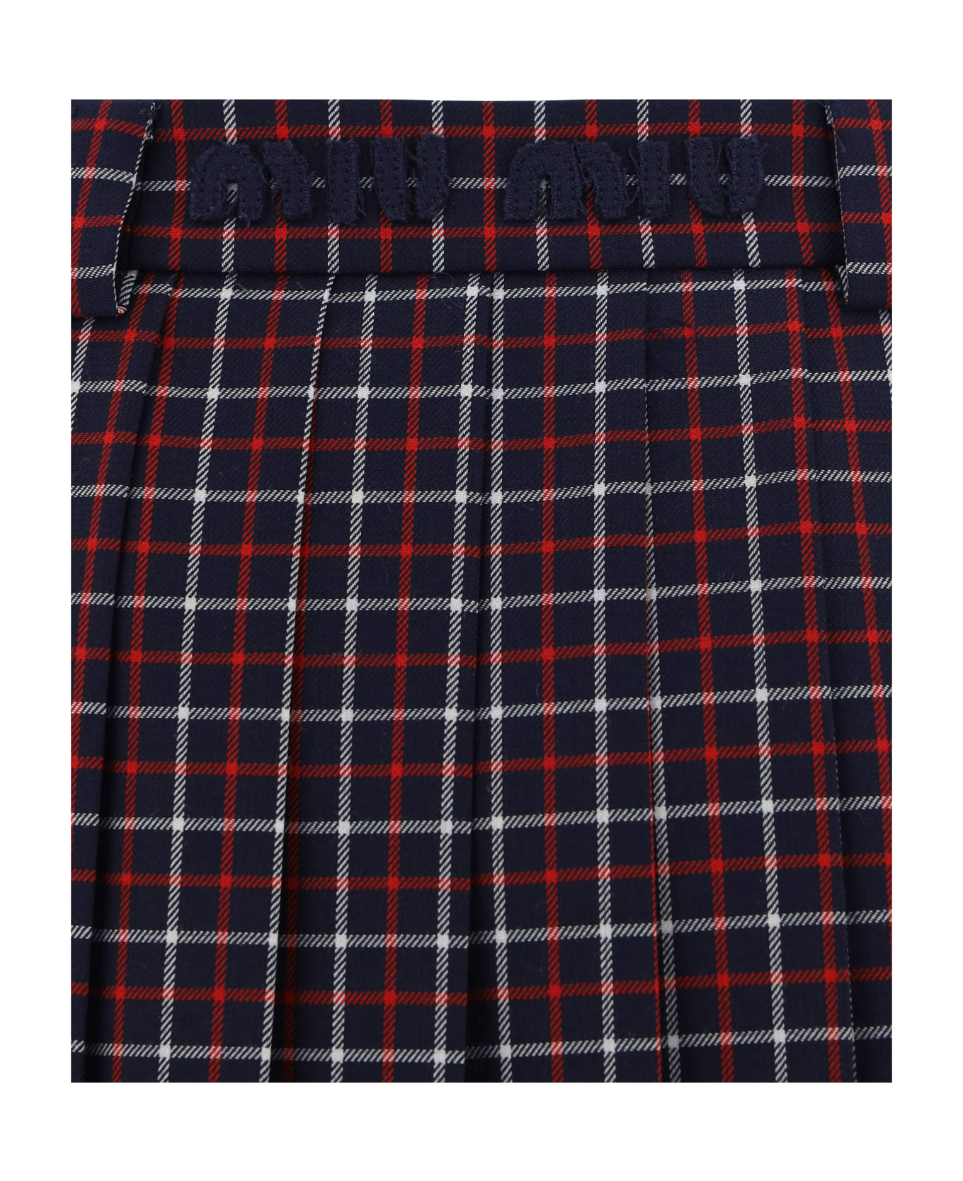 Miu Miu Mini Skirt - Bleu+rosso スカート