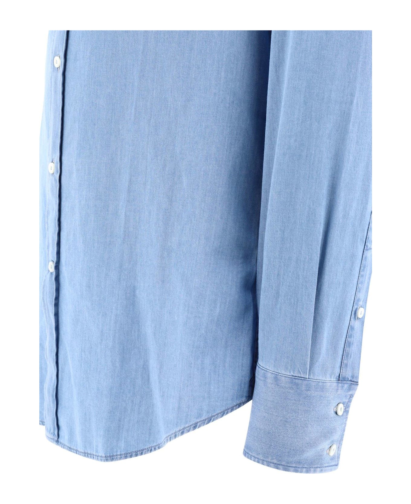 Buttoned Denim Shirt