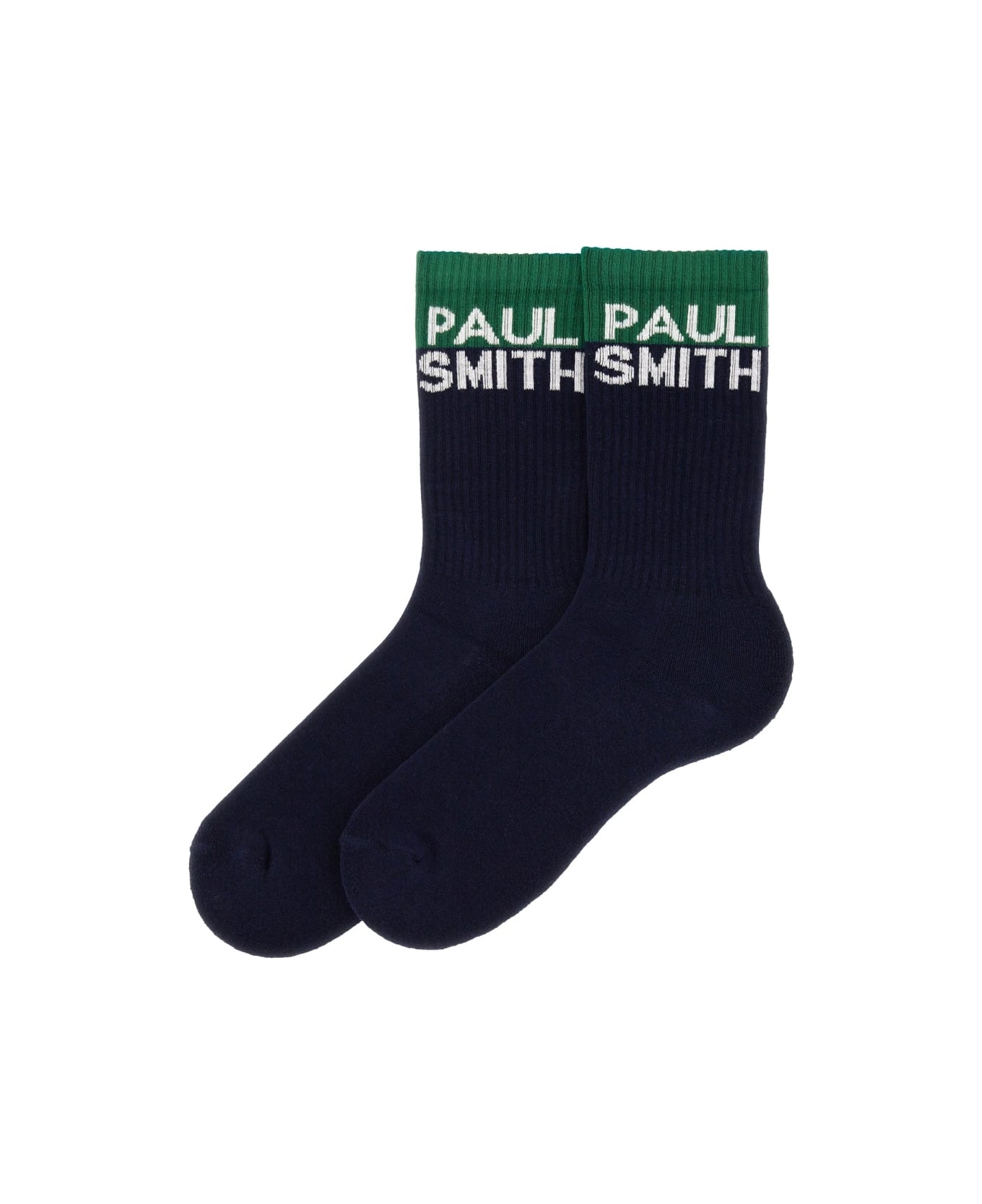 Paul Smith Socks With Logo - NAVY