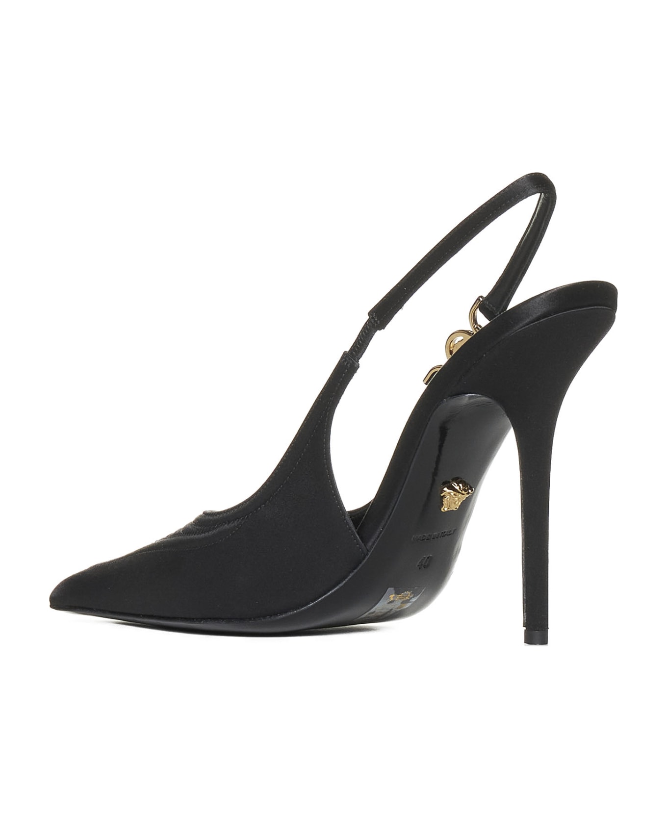 Versace High-heeled shoe - Black versace gold ハイヒール