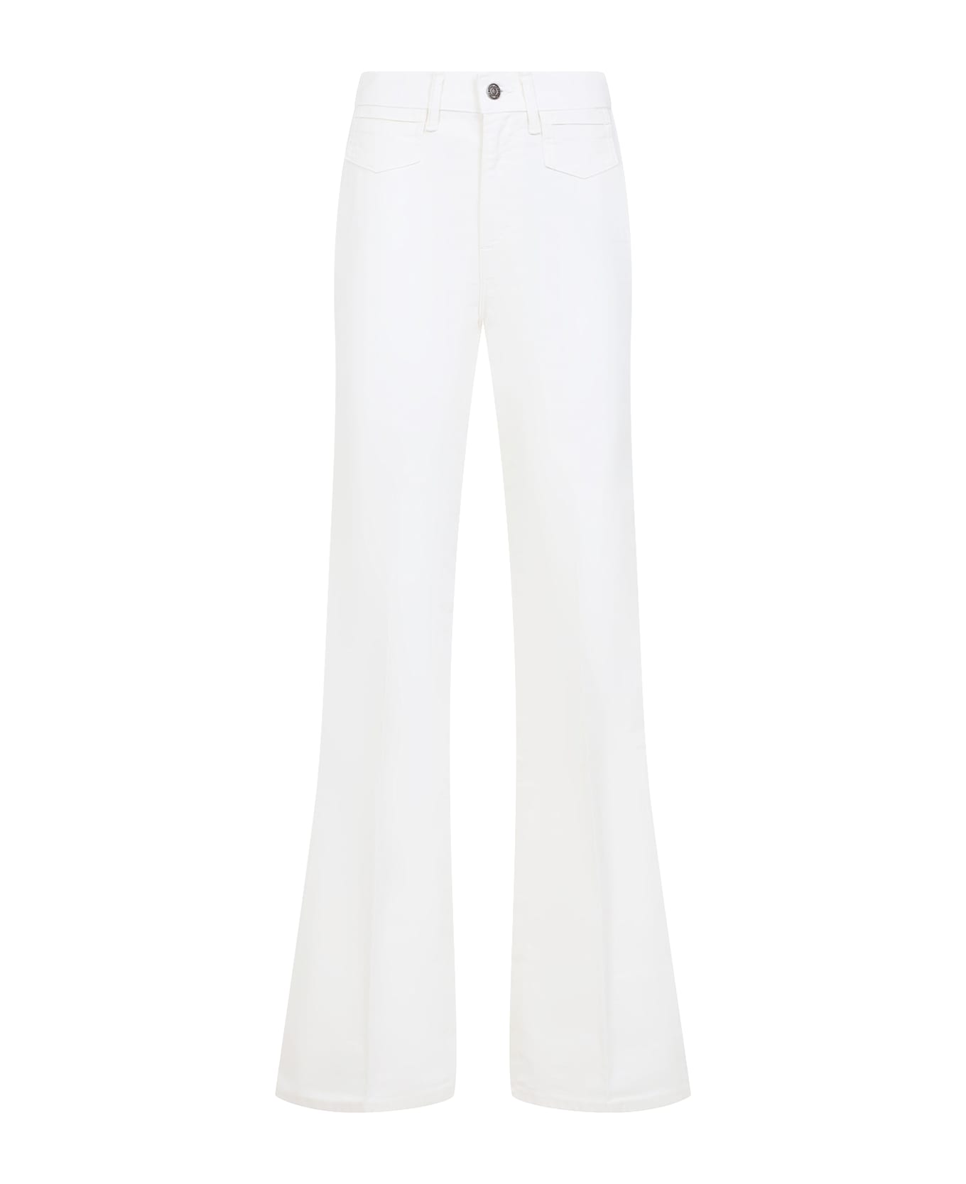Tom Ford Moleskin Wide Flare Pants - Off White