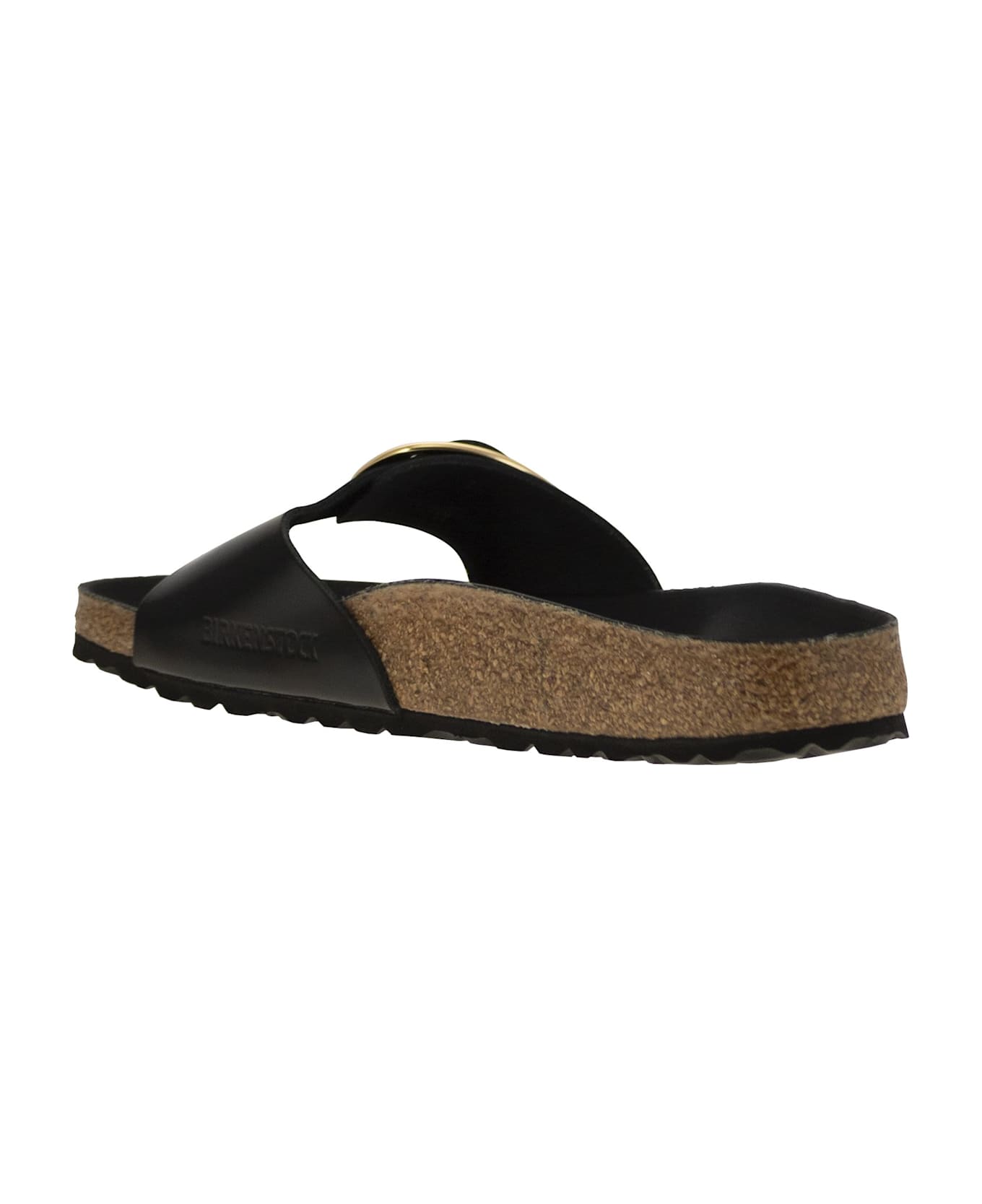 Birkenstock Madrid Big Buckle - Flat Sandal - Black