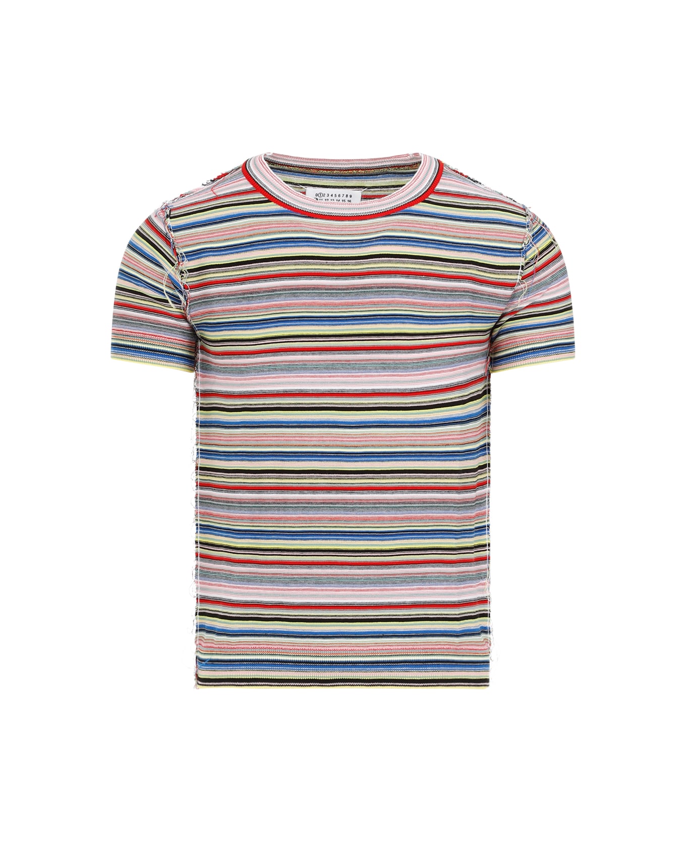 Maison Margiela Cotton Pullover - F Stripes Color Mix