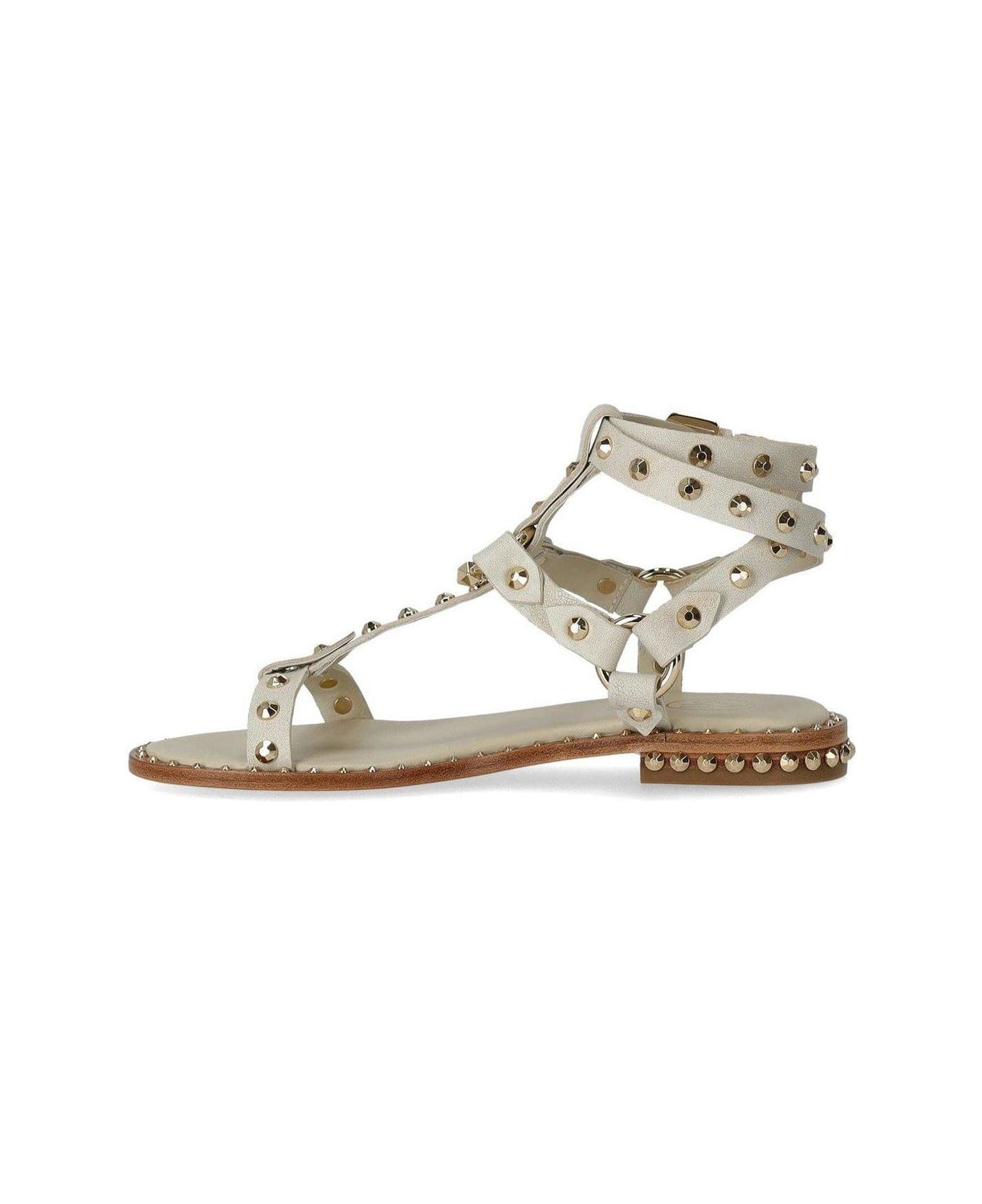 Ash Pulp Studded Ankle-strap Sandals - Panna サンダル