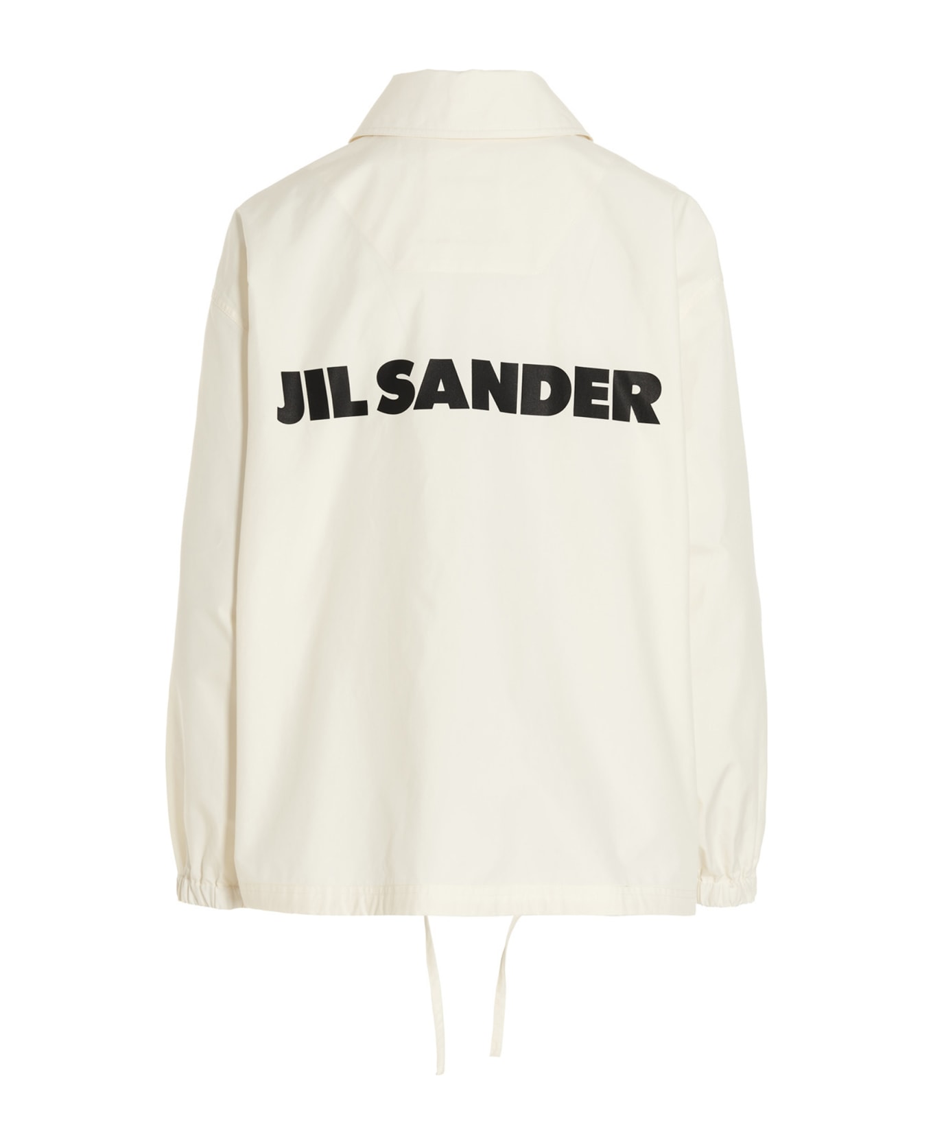 Jil Sander Waterproof Cotton Jacket - White