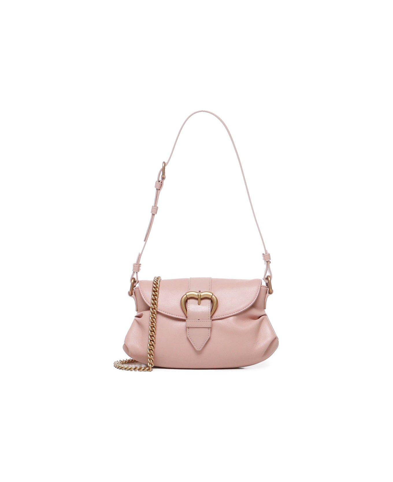 Pinko Mini Jolene Shoulder Bag - Light pink