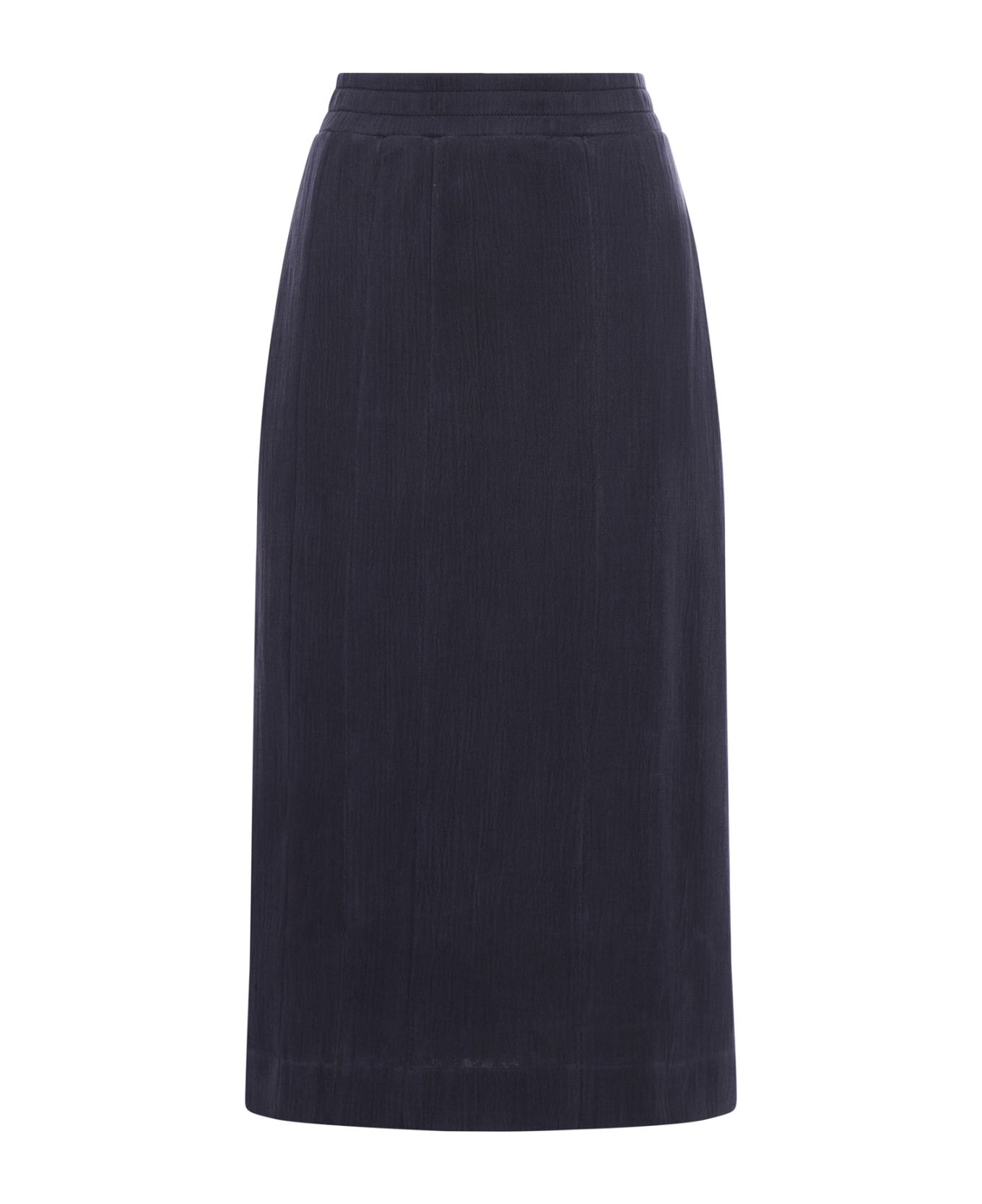 Sunnei Bonded Panel Skirt - Dark Blue