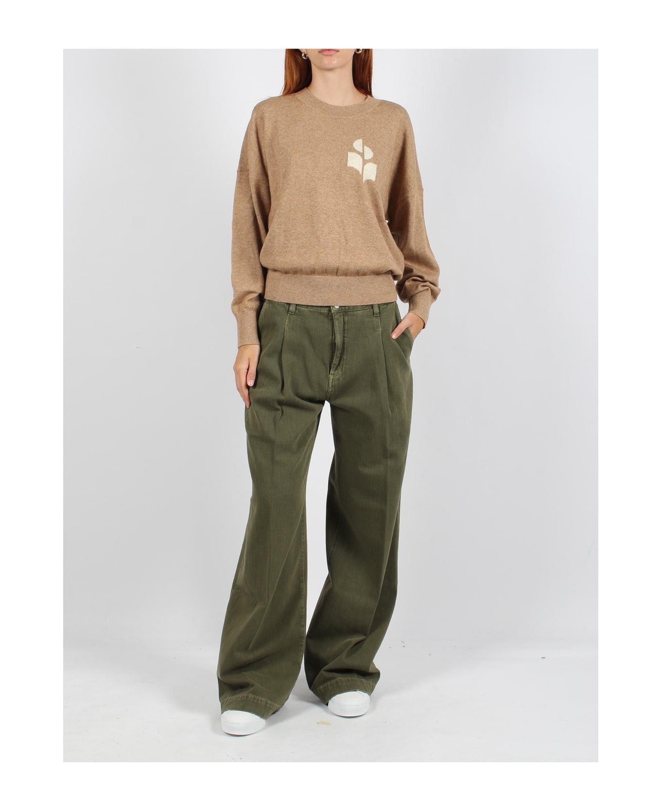 Nine in the Morning Ottavia Wide Jeans - Green