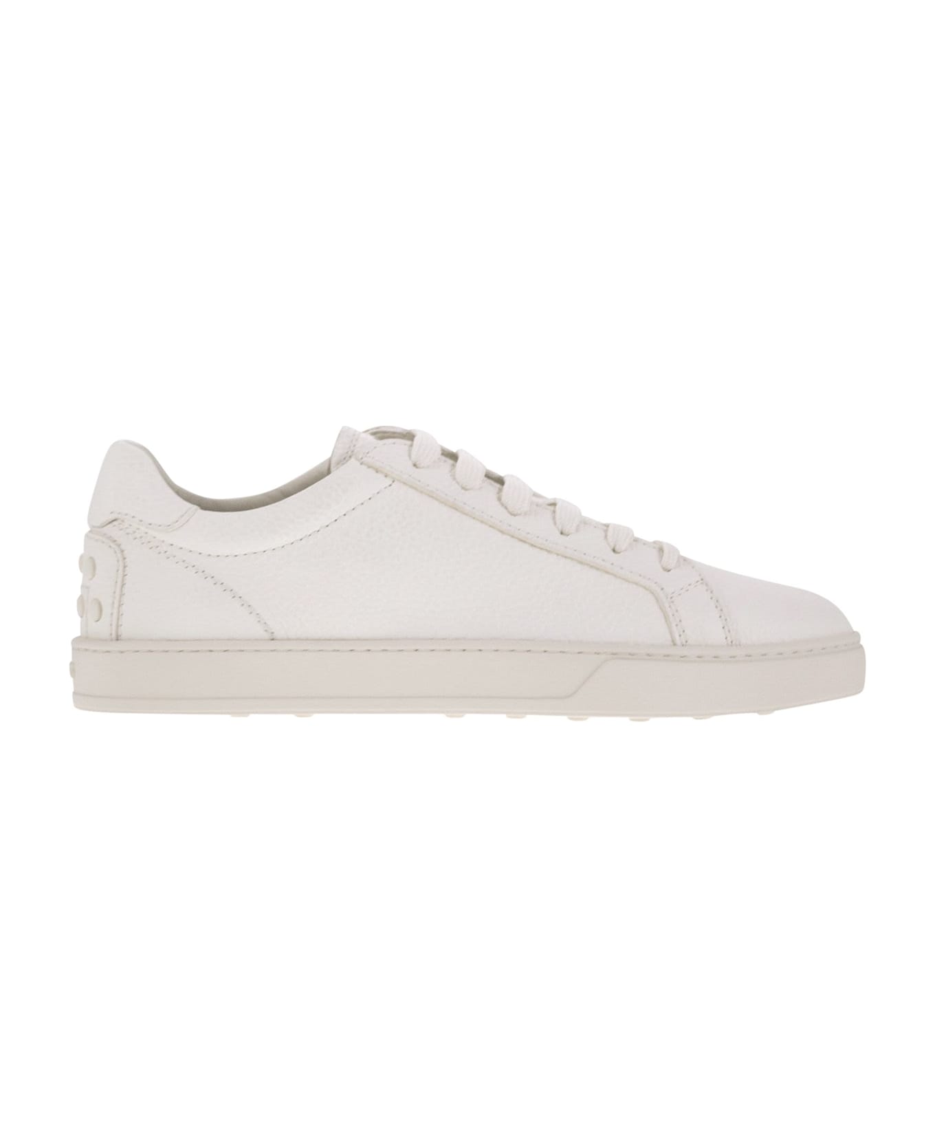 Tod
s Hammered Leather Trainers - White