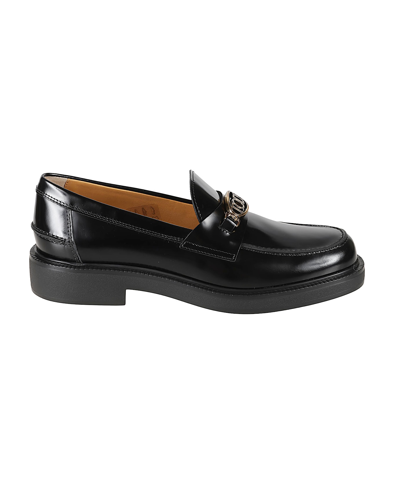 Tod's Logo Loafers - Black