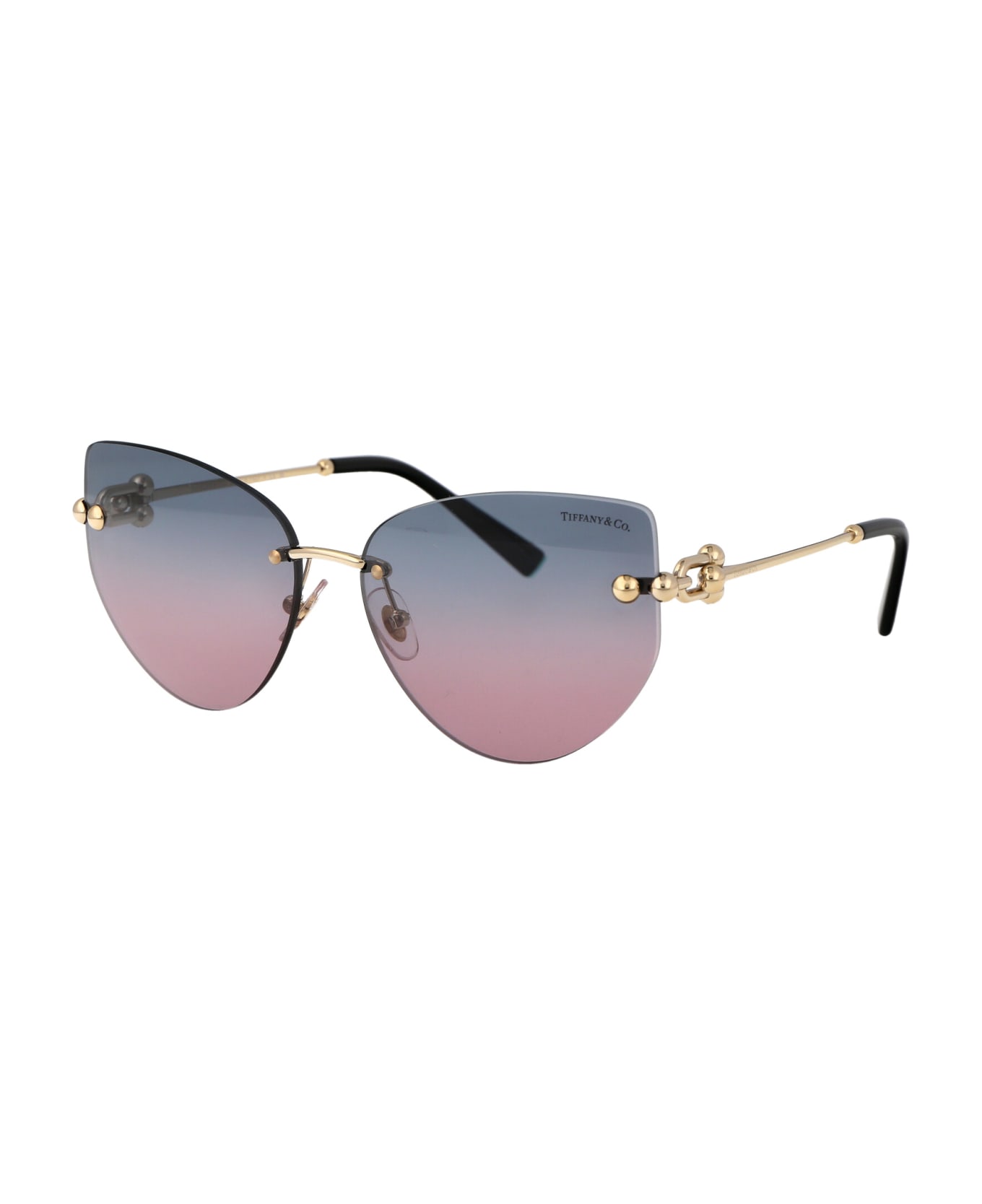 Tiffany & Co. 0tf3096 Sunglasses - 62030Q Pale Gold