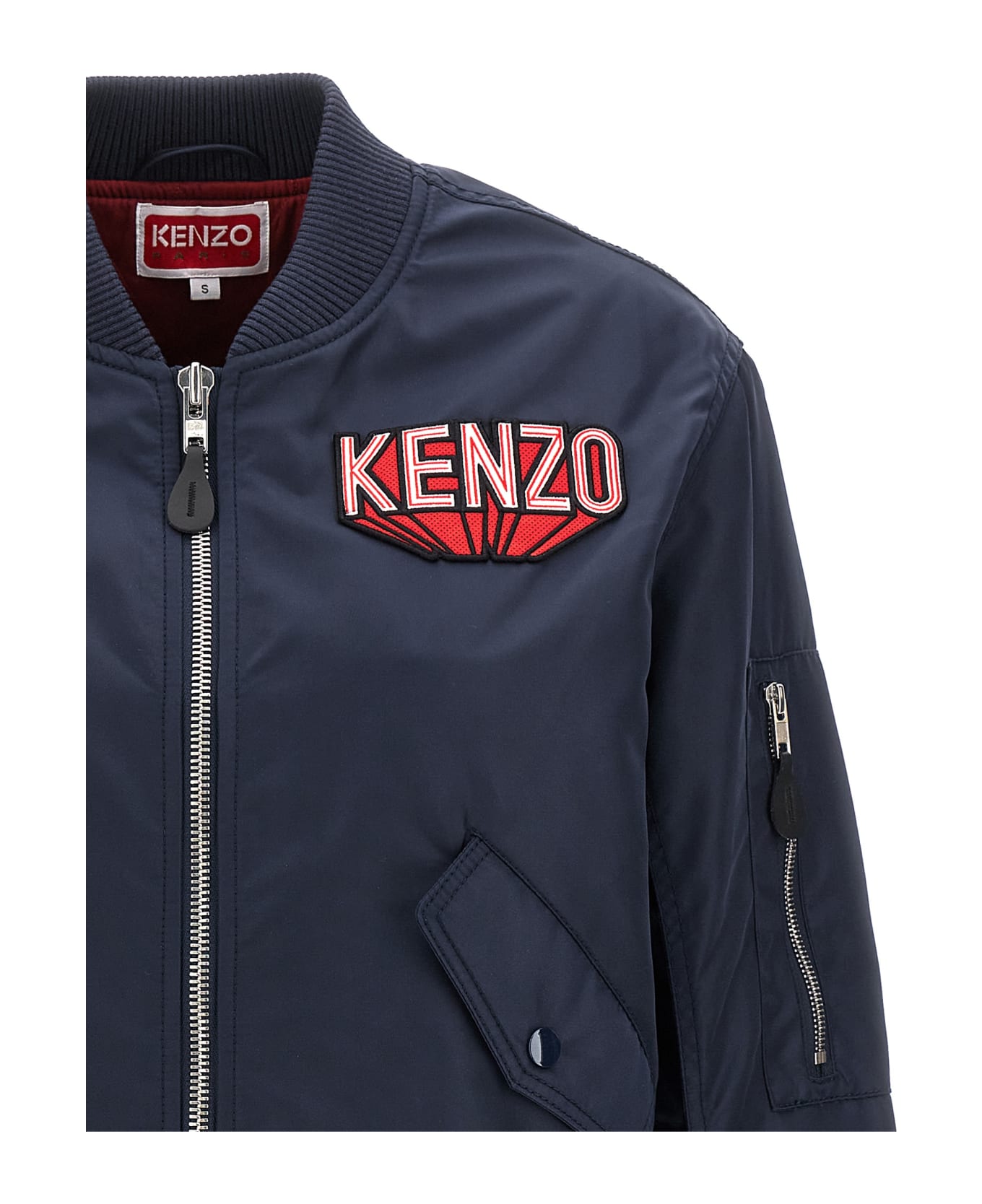 Kenzo 'kenzo 3d' Bomber Jacket - Blue ジャケット