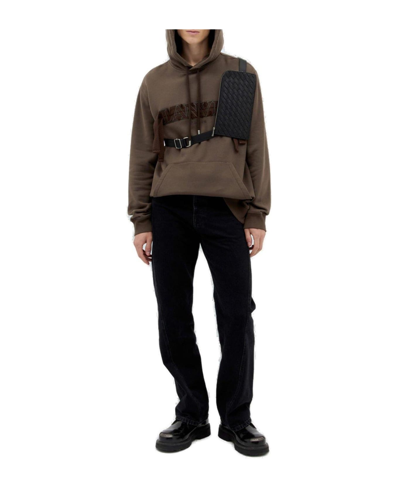 Lanvin Mid-rise Twisted Jeans - Black