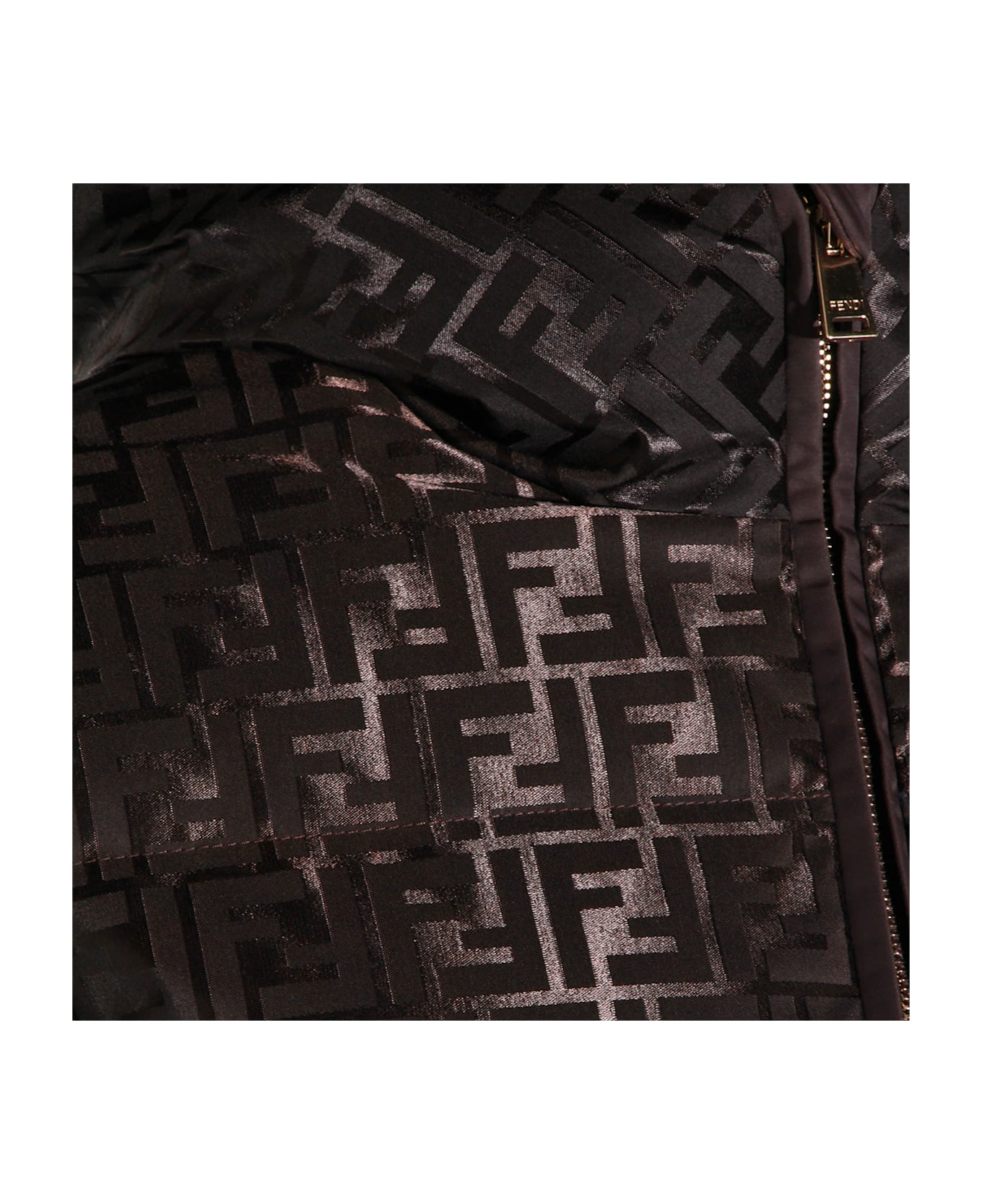 Fendi Brown Down Jacket - Brown