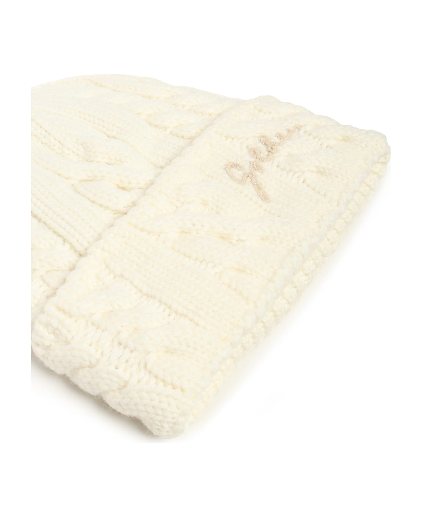 Golden Goose Journey Beanie Hat - Artic Wolf