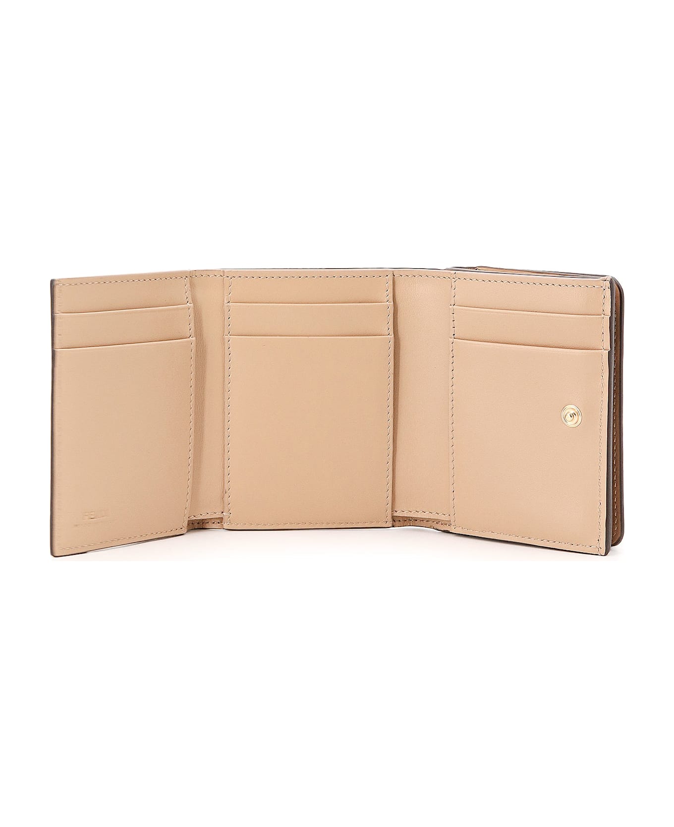 Fendi Mini Trifold Wallet - Brown