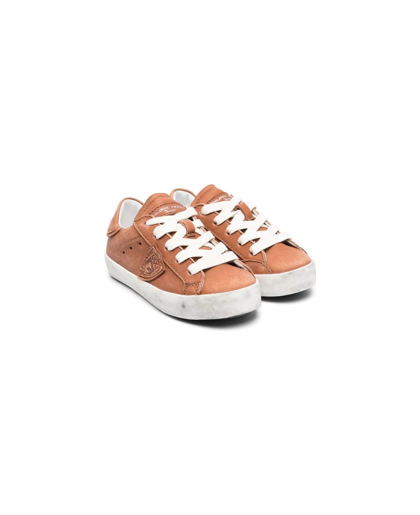 Philippe Model Sneakers With Logo - Brown シューズ