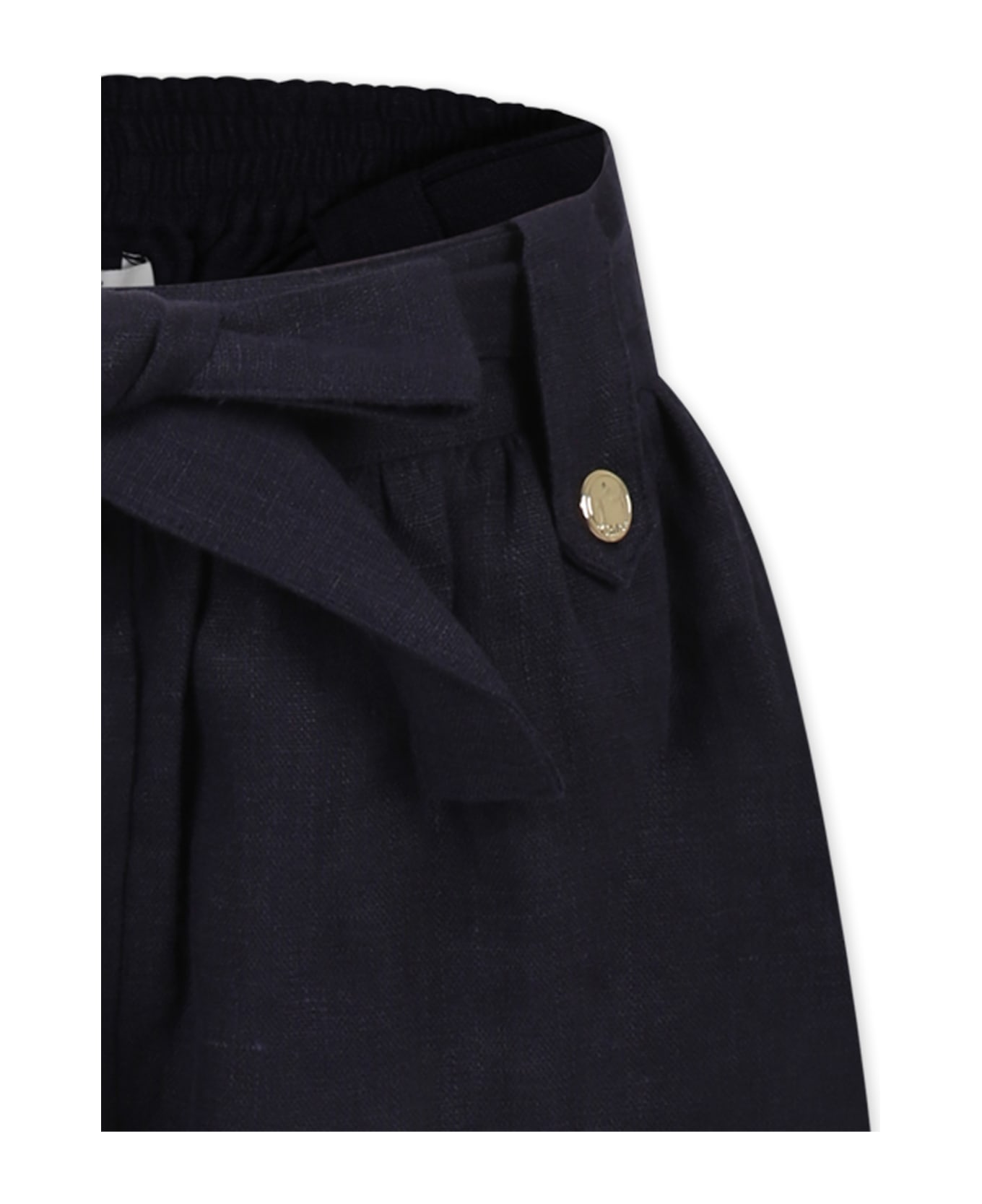 Chloé Blue Trousers For Girl - Blue