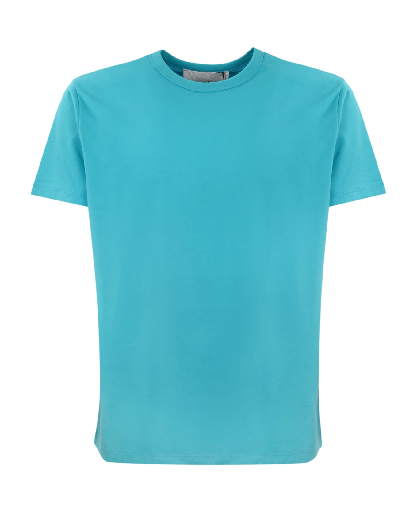 Amaranto Cotton T-shirt - Turchese シャツ