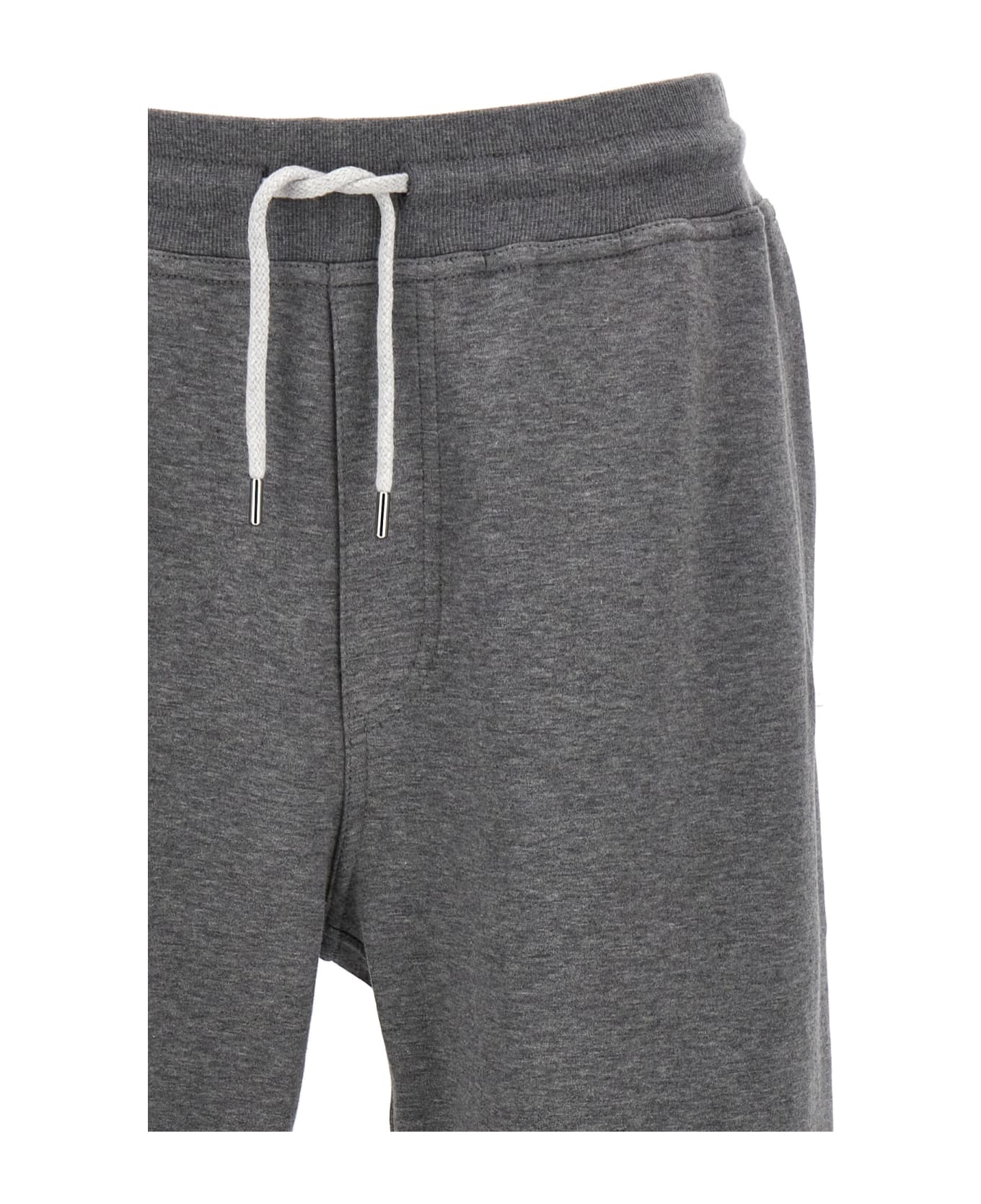 Brunello Cucinelli Cotton Blend Joggers - Gray