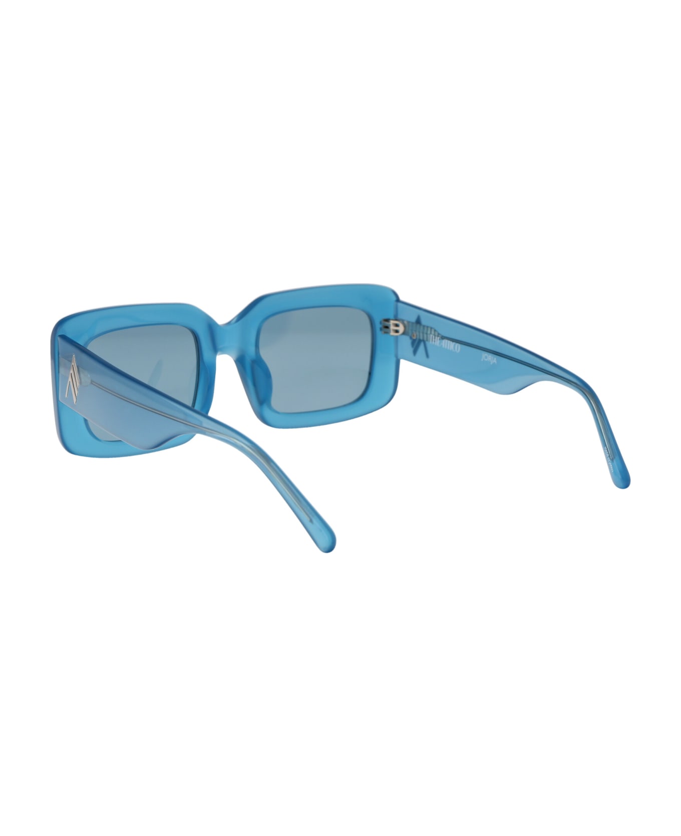The Attico Jorja Sunglasses - 05 TORQUOISE SILVER TORQUOISE サングラス